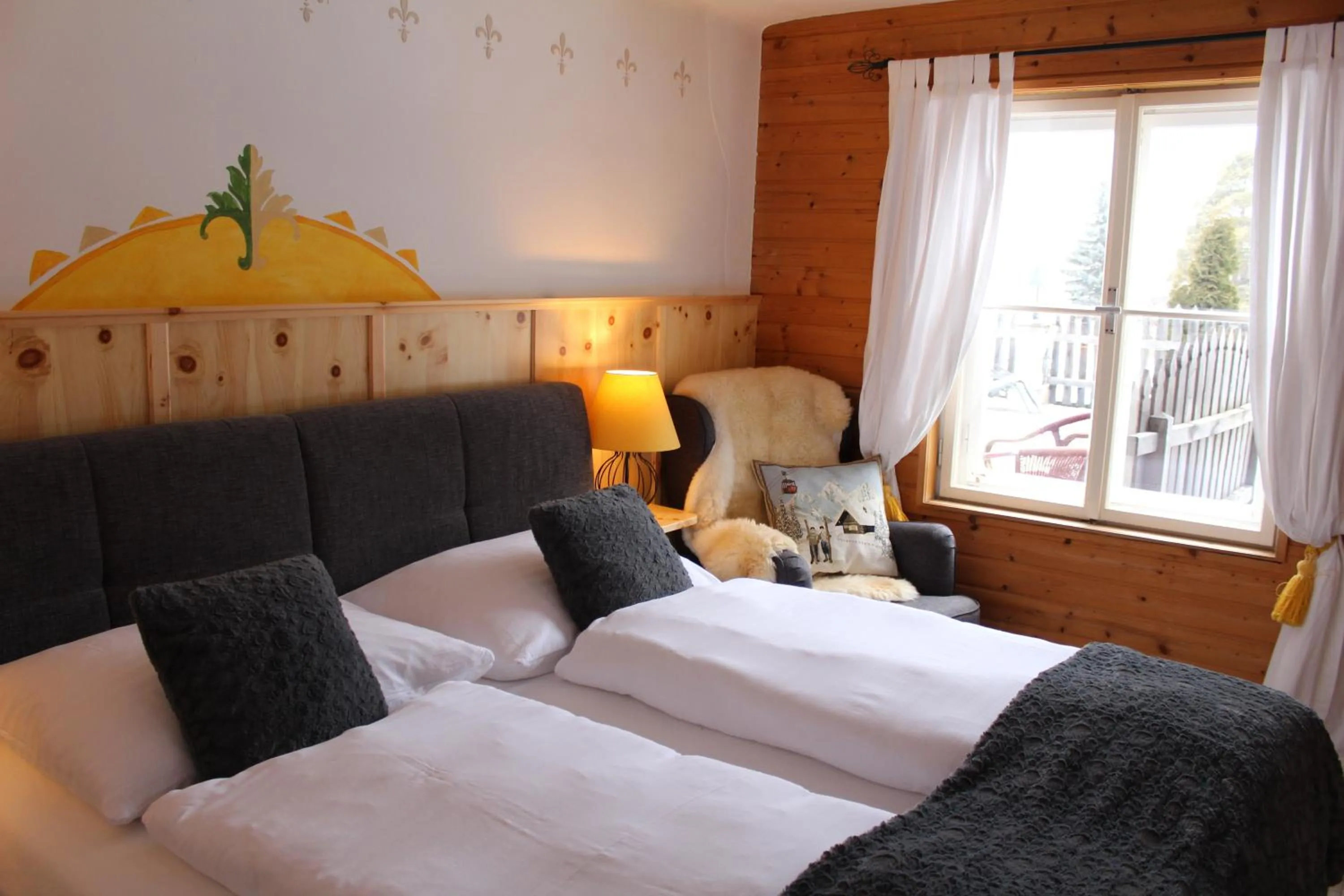 Photo of the whole room, Bed in Hotel Schlosswirt