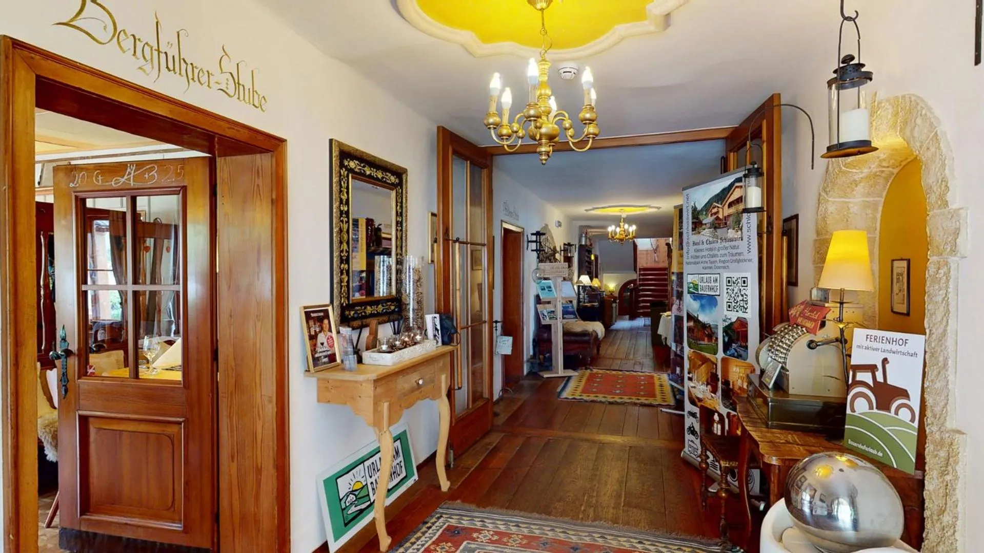 Decorative detail in Hotel Schlosswirt