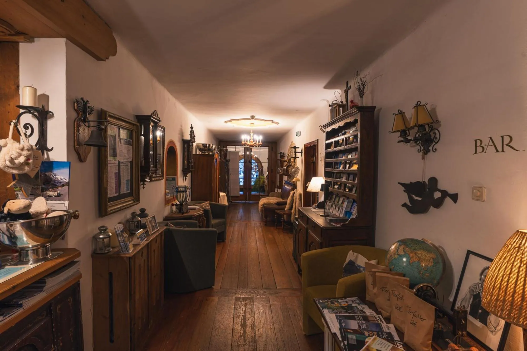 Lobby or reception in Hotel Schlosswirt