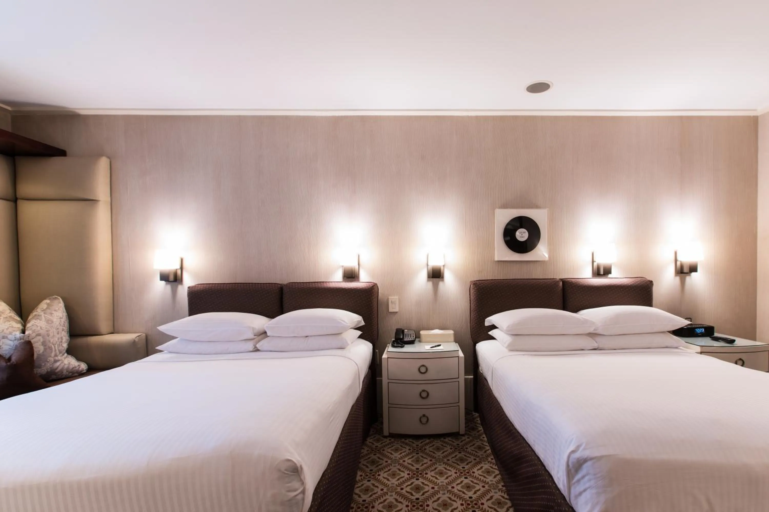 Bed in City Club Hotel