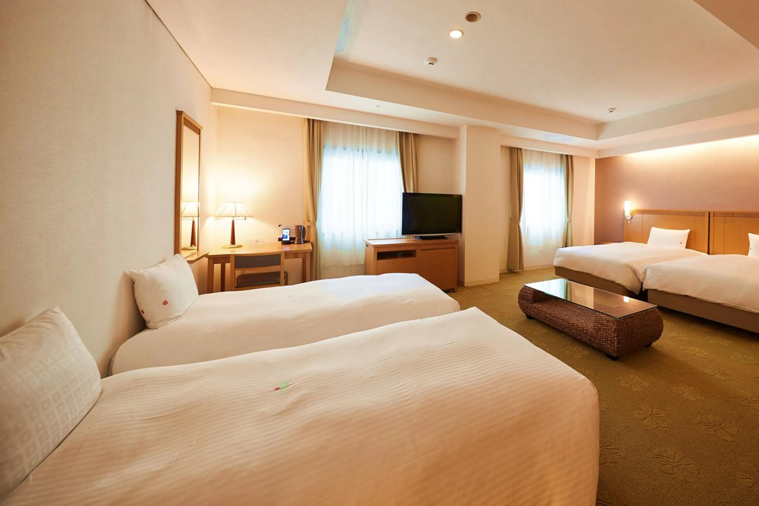Photo of the whole room, Bed in Pacific Hotel Okinawa
