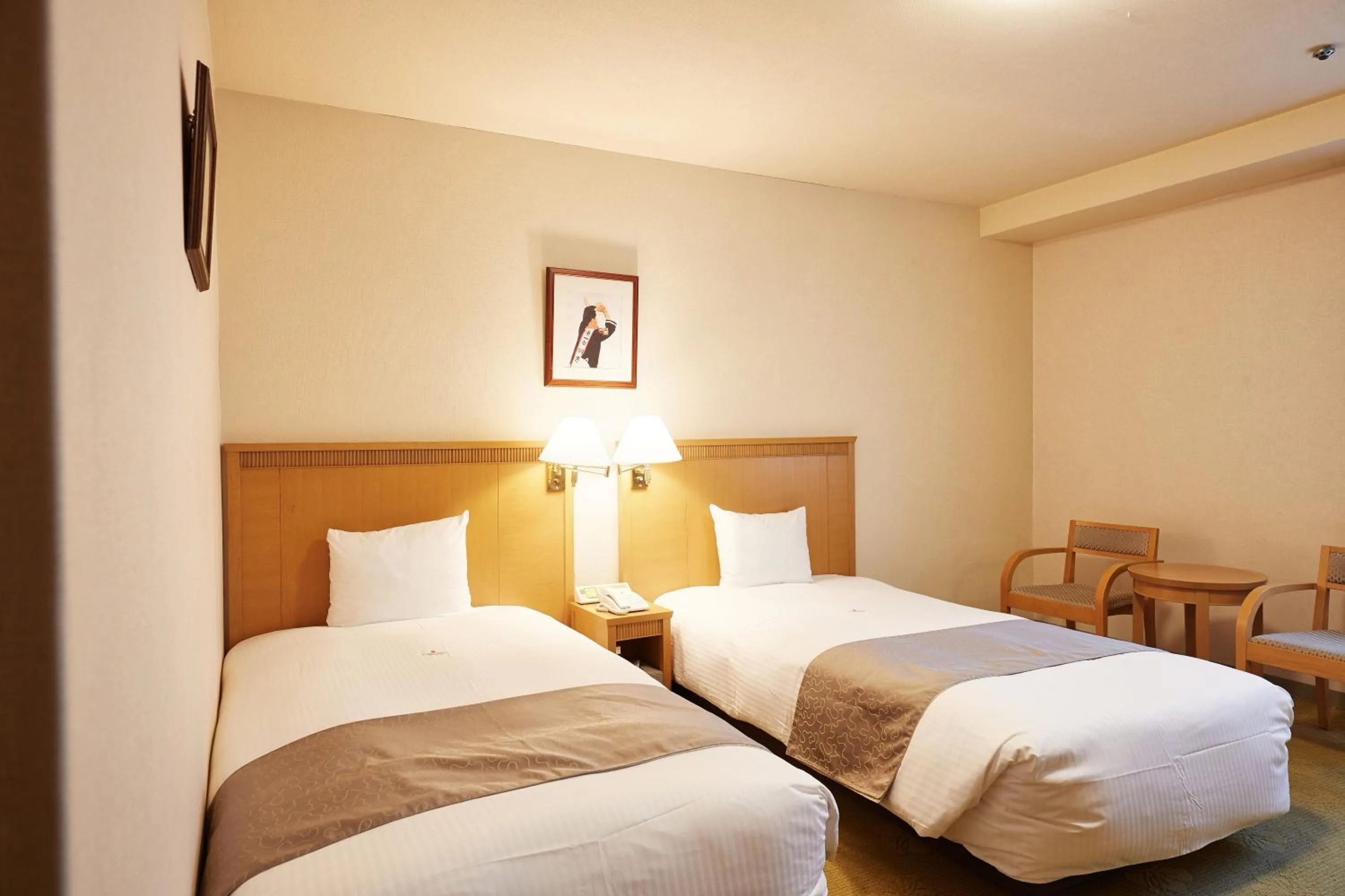 Photo of the whole room, Bed in Pacific Hotel Okinawa