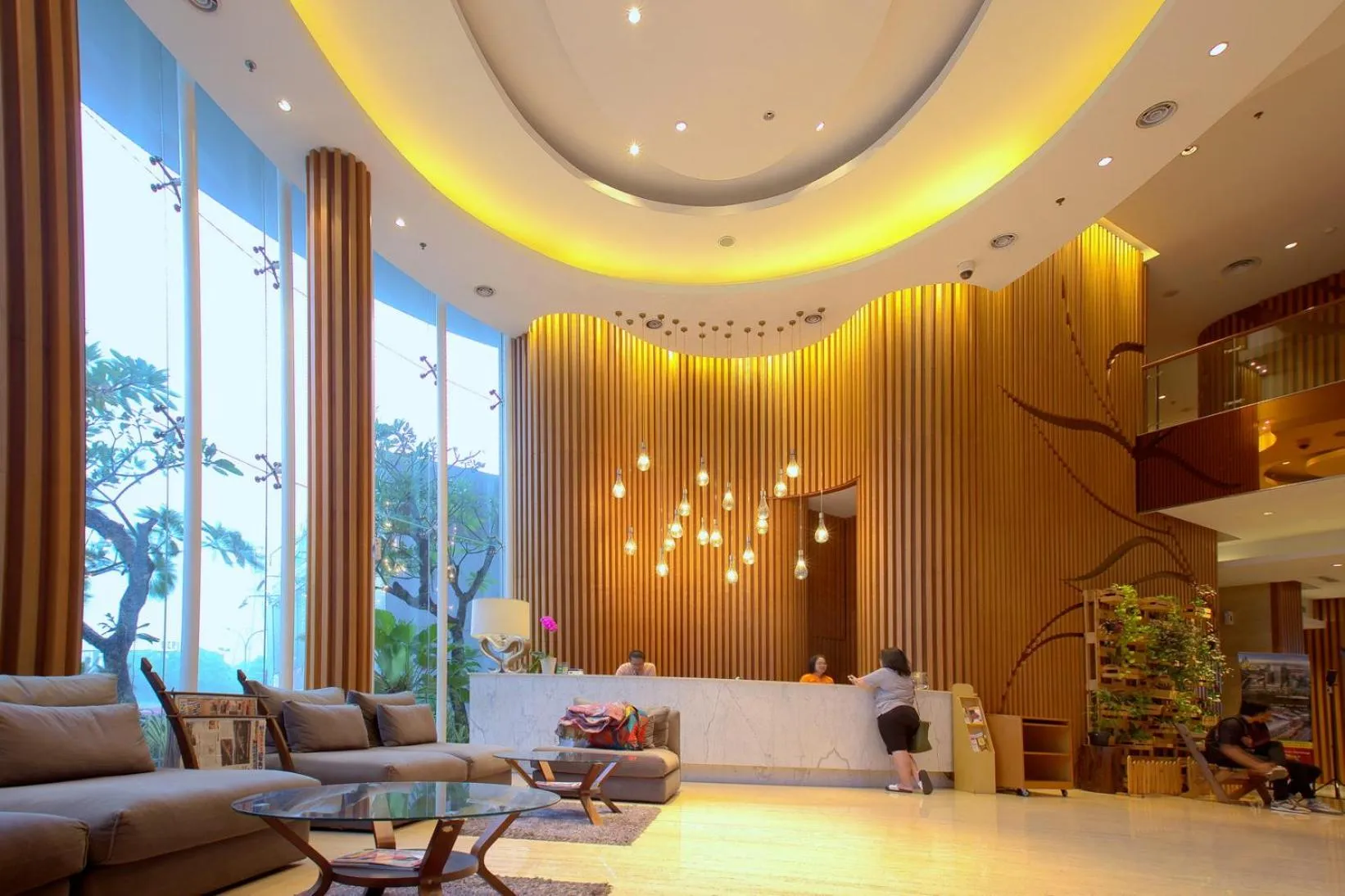 Lobby or reception in Soll Marina Hotel Serpong