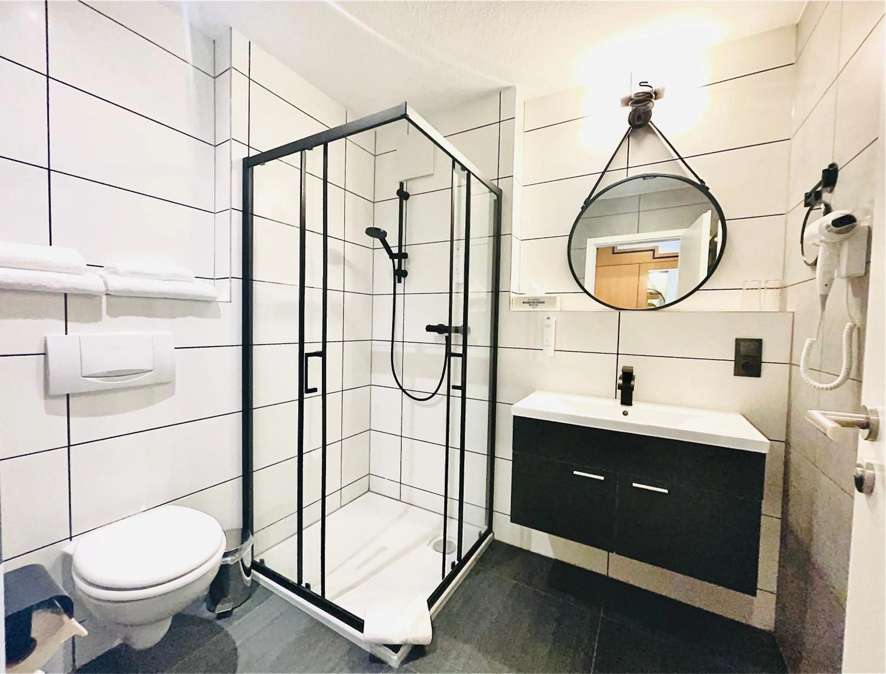 Shower in Berghotel Kristall