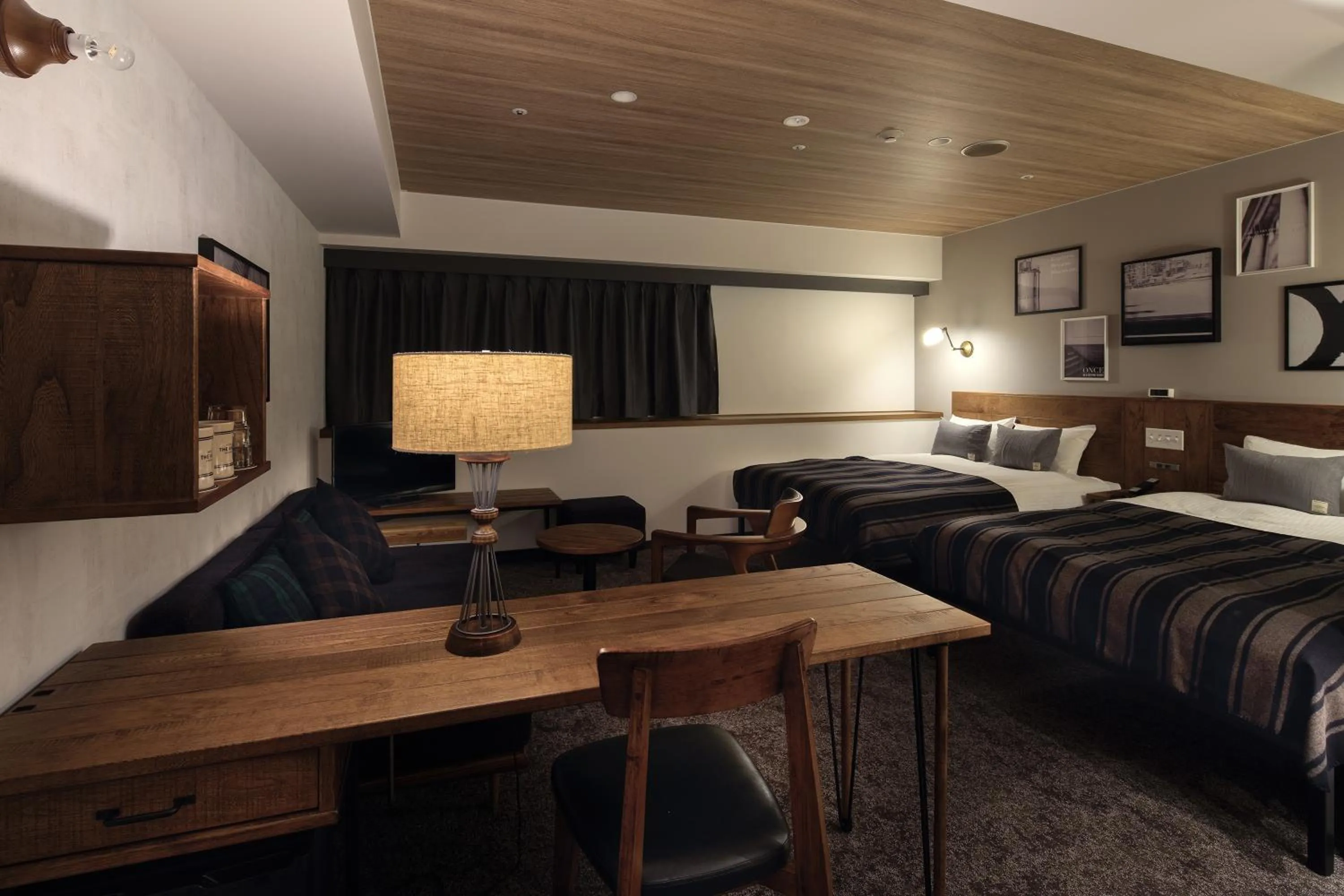 Photo of the whole room, Bed in Hotel The Knot Yokohama