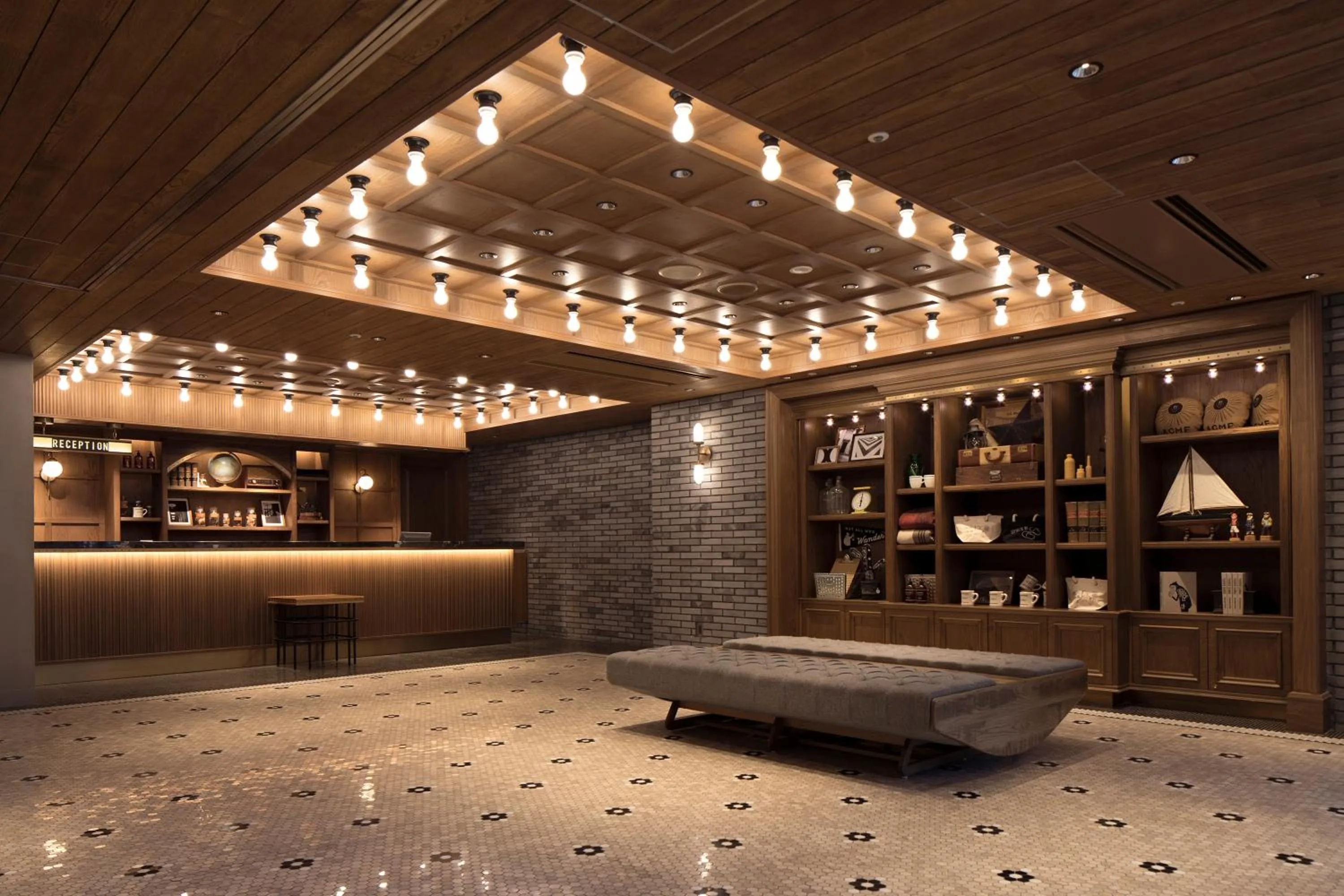 Lobby or reception in Hotel The Knot Yokohama