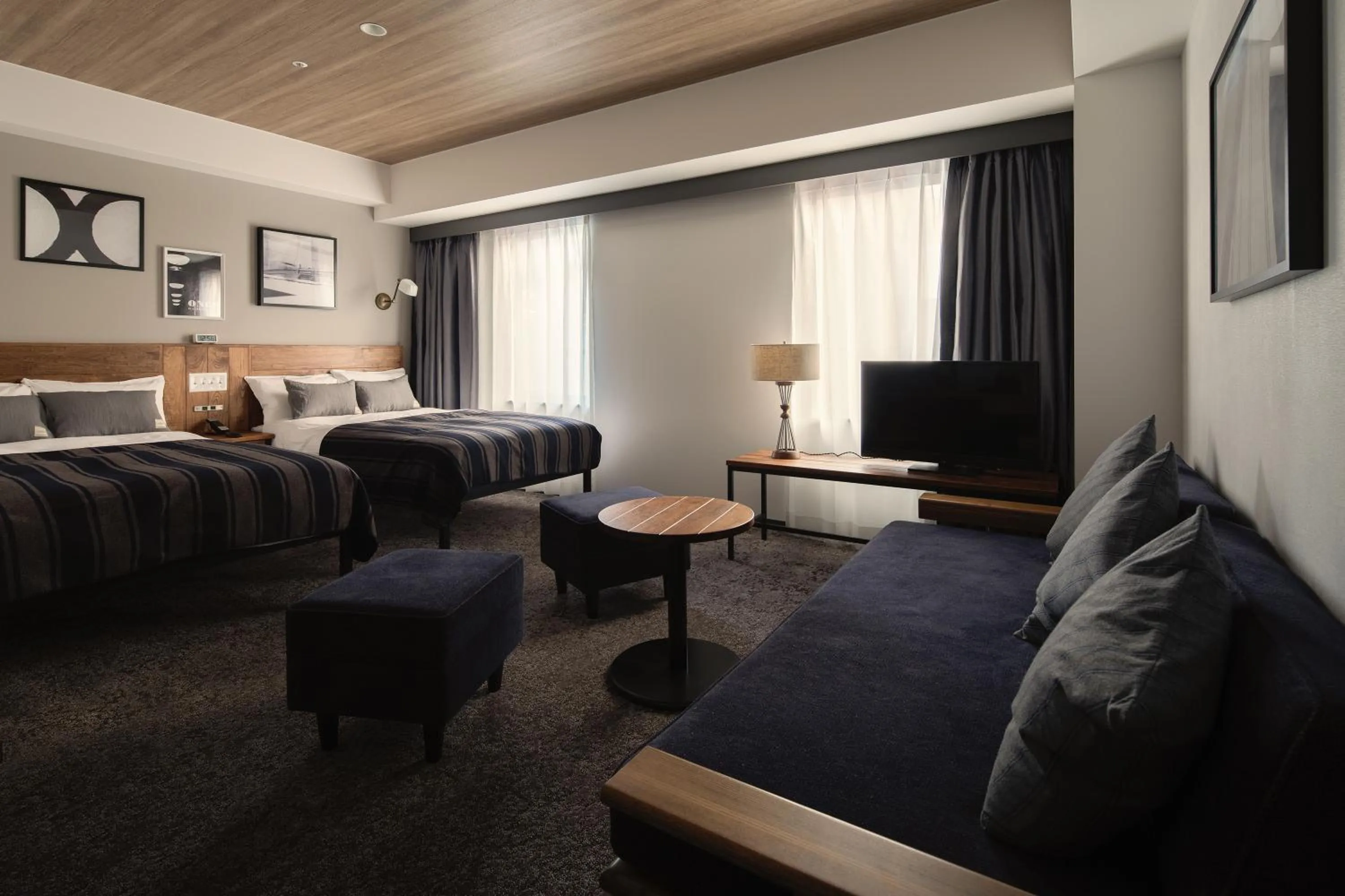 Photo of the whole room, Bed in Hotel The Knot Yokohama