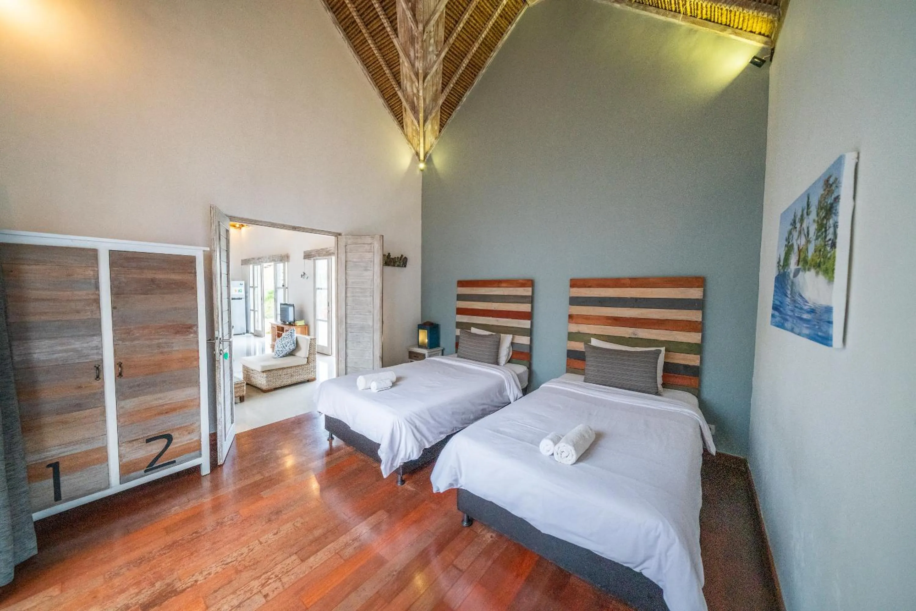 Bed in Villa Bali Paradis