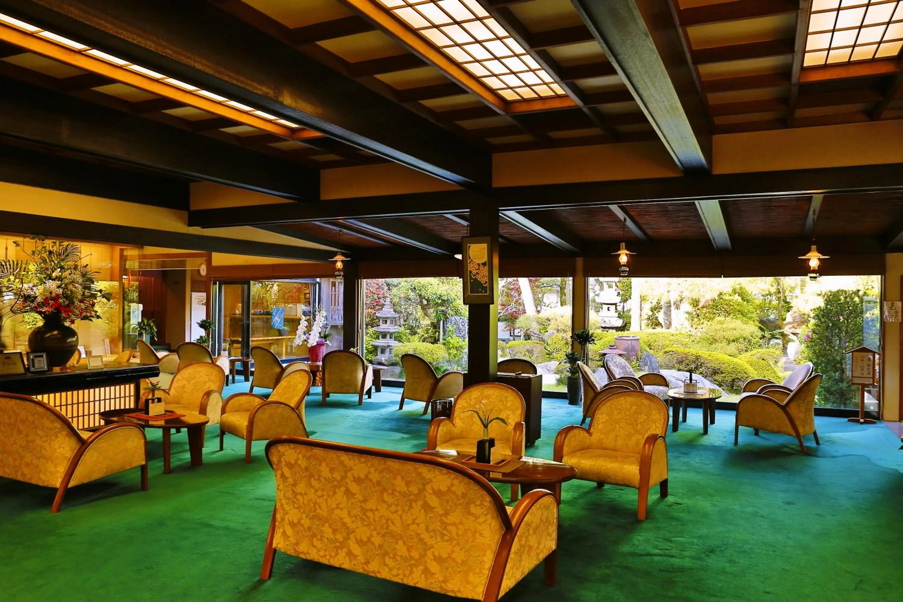 Lobby or reception in Ibusuki Syusui-en