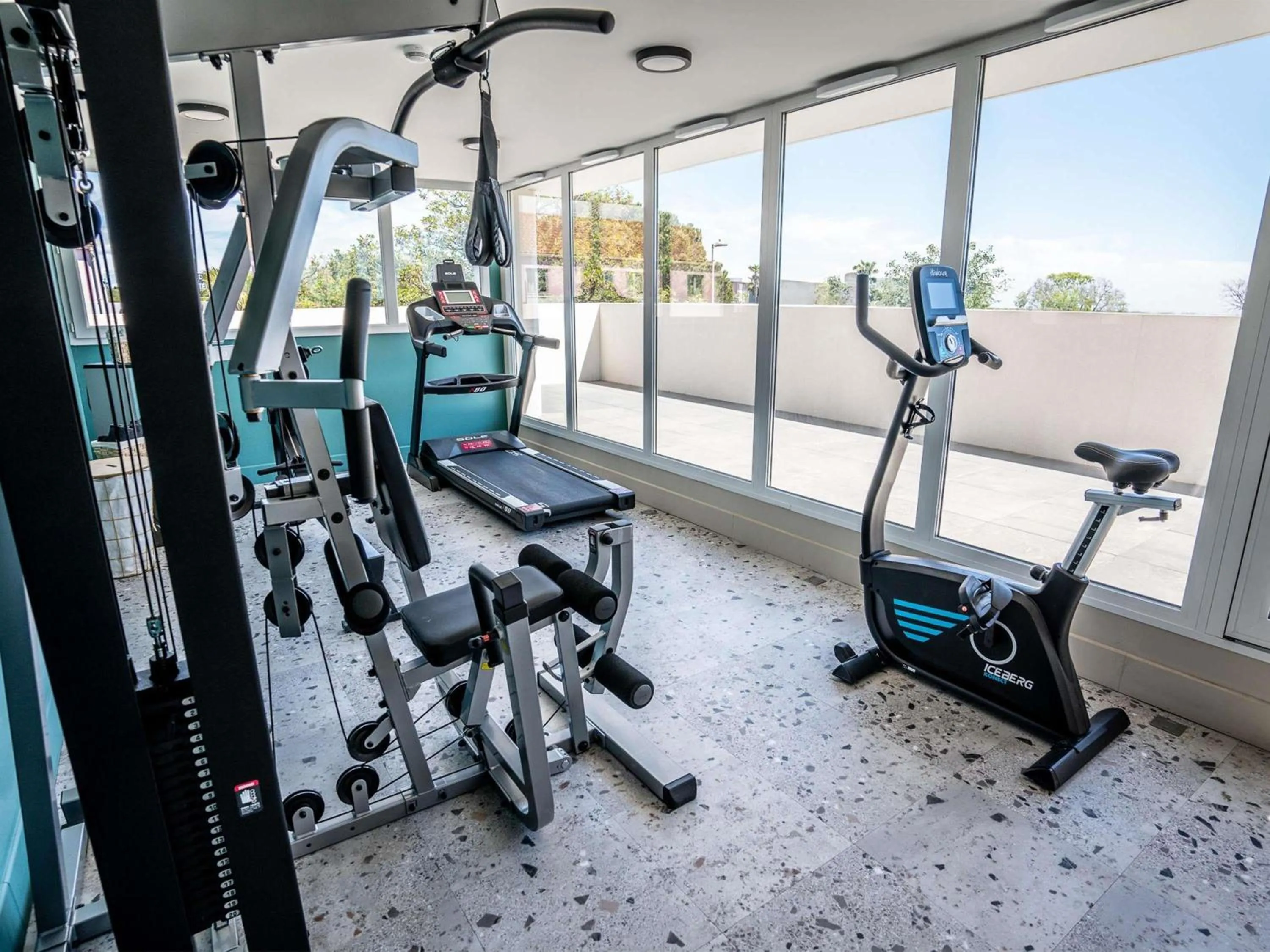 Fitness centre/facilities in Greet hôtel Montpellier Aéroport Parc des Expos