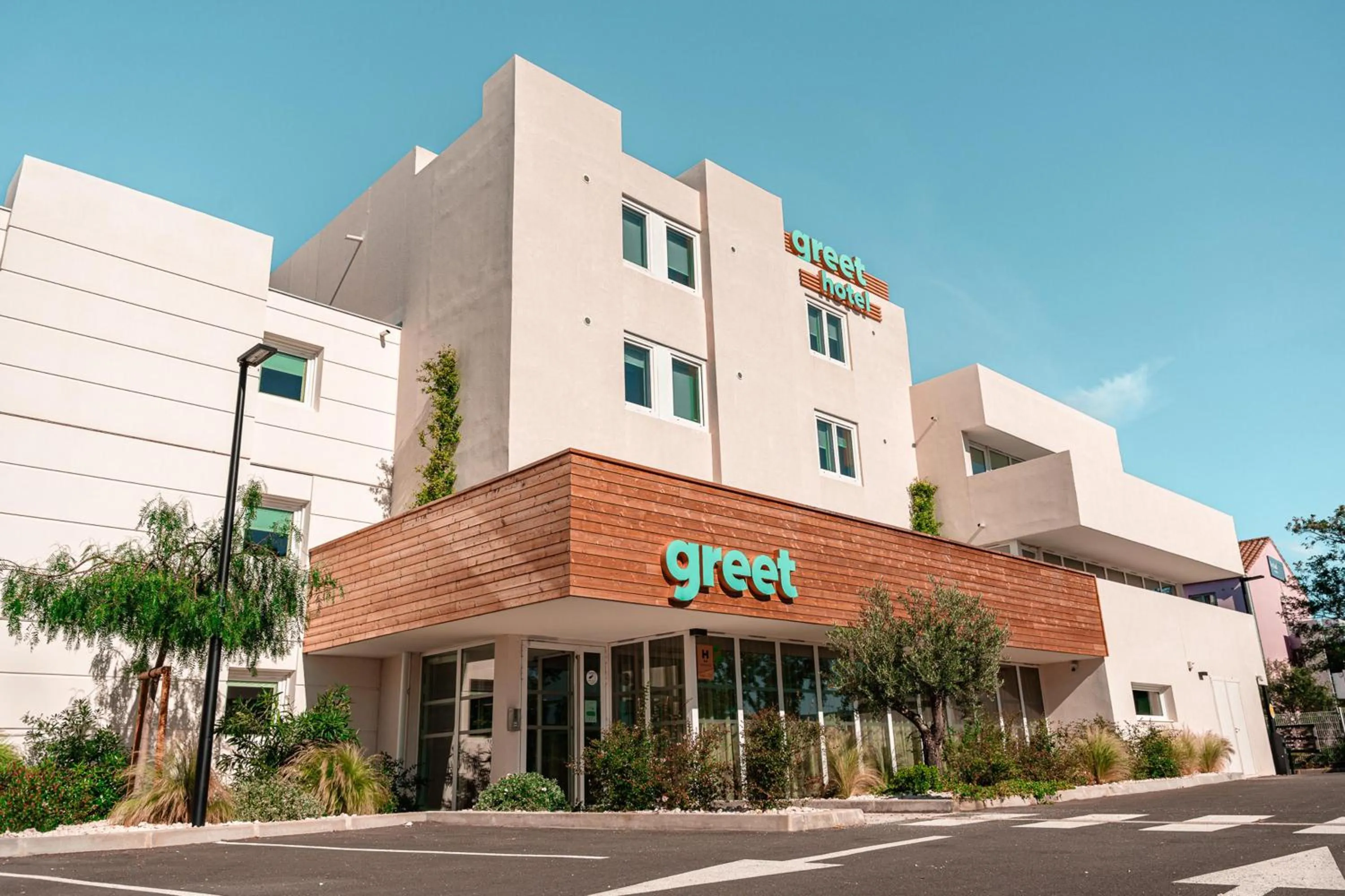 Facade/entrance in Greet hôtel Montpellier Aéroport Parc des Expos