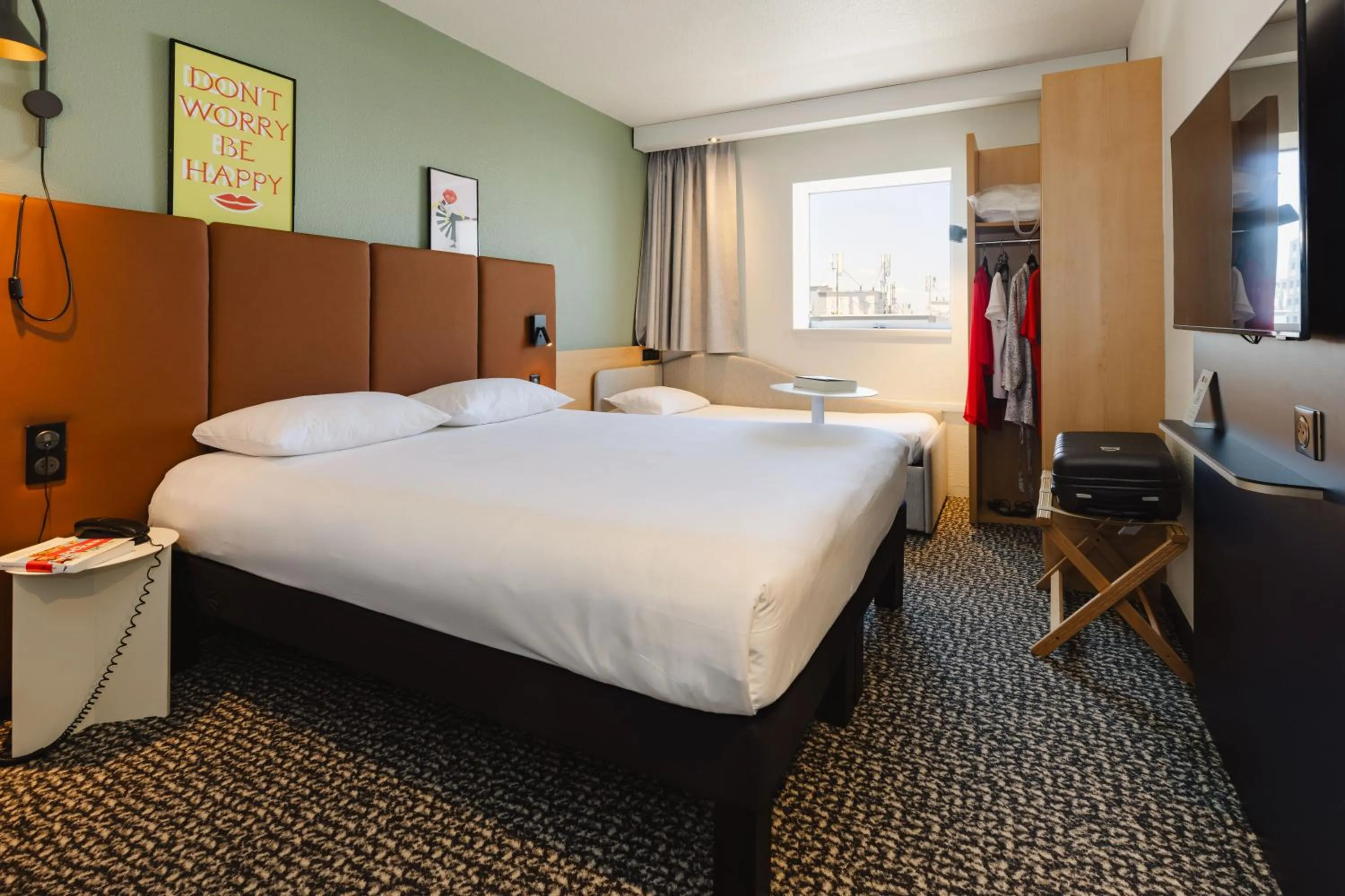 Bed in Hotel ibis Rennes Centre Gare Sud