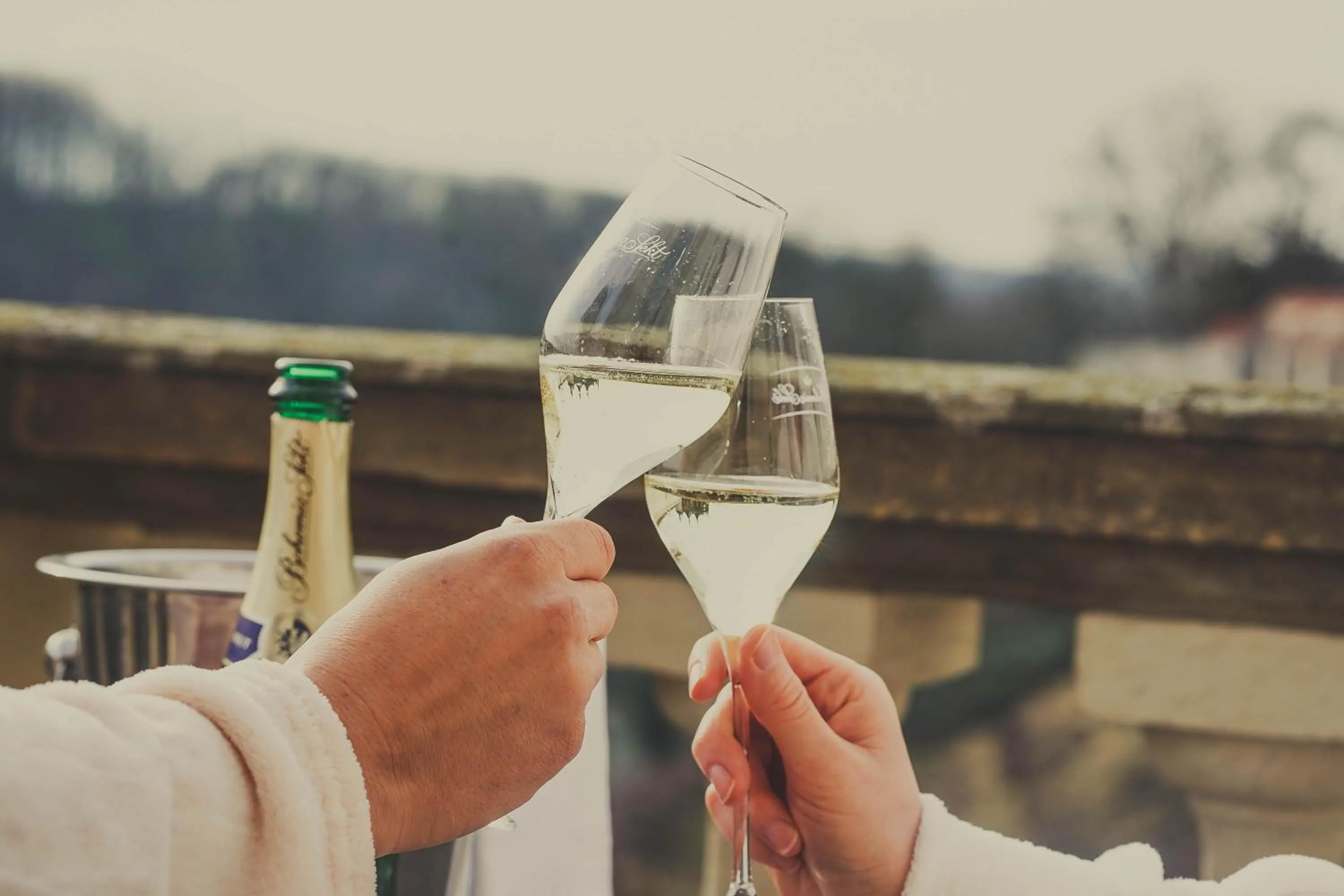 Sunset in Vila U Varhanáře