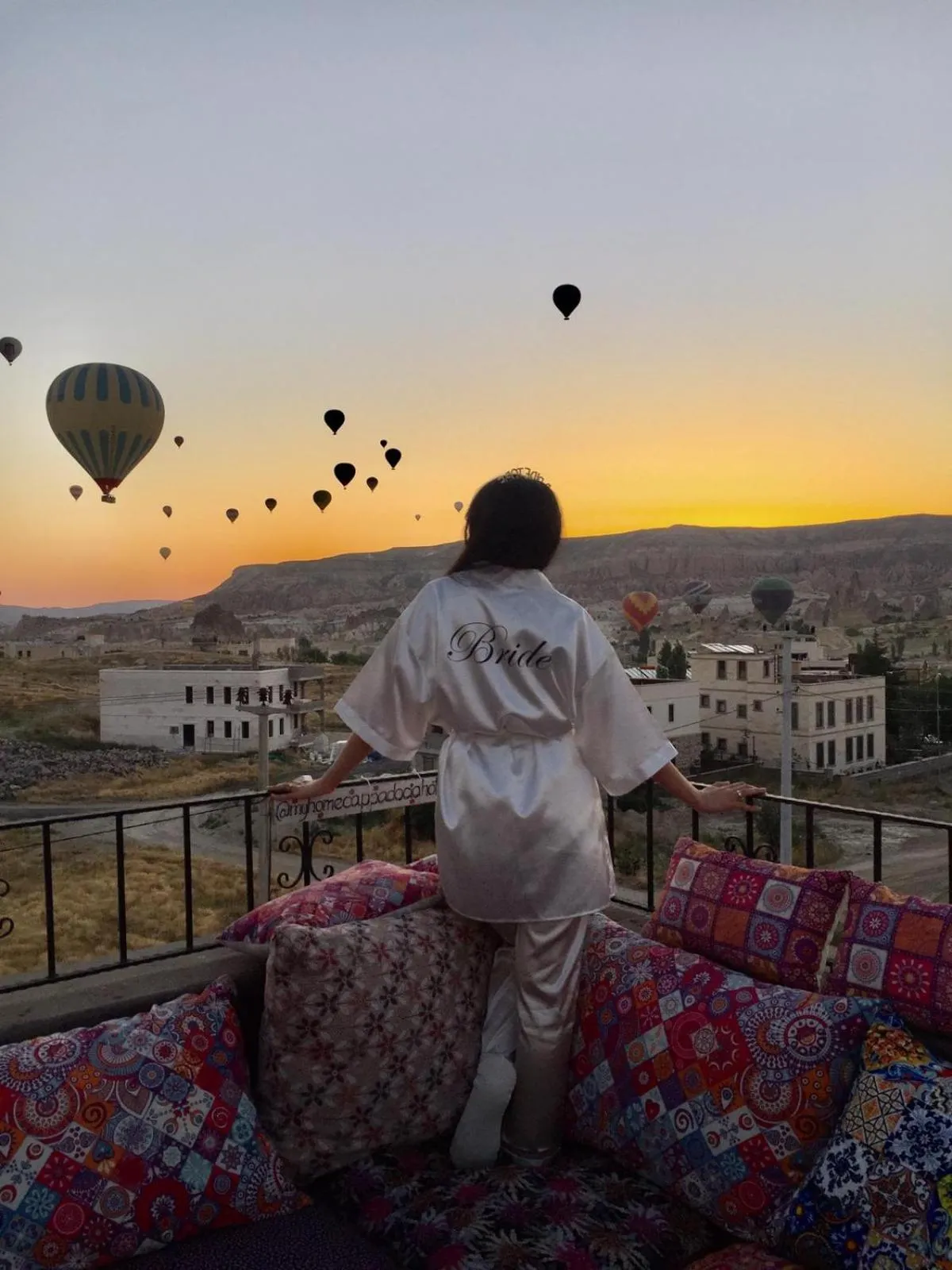 Sunrise in My Home Cappadocia Stone House