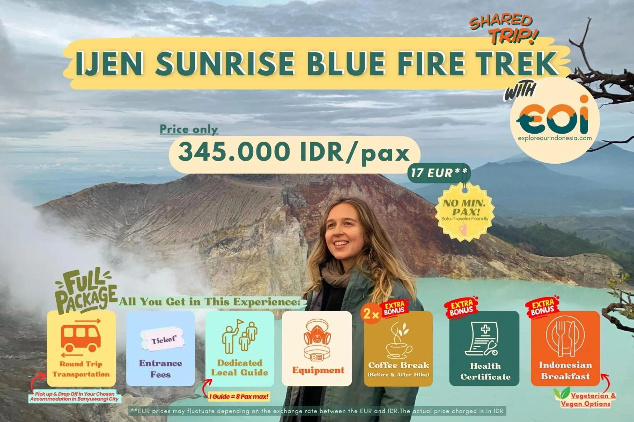 Text overlay in Snooze Ijen