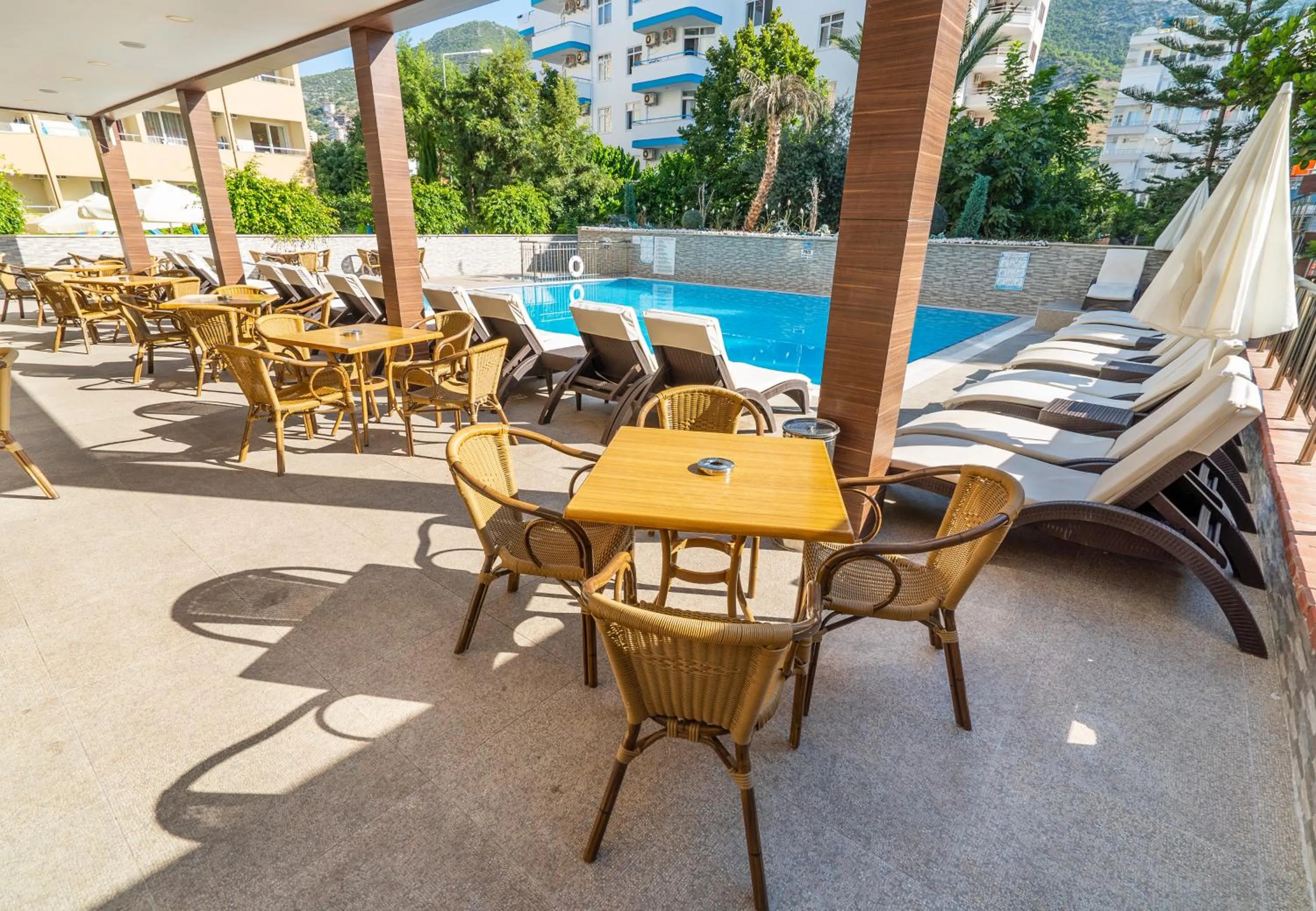 Swimming pool in Kleopatra Life Hotel