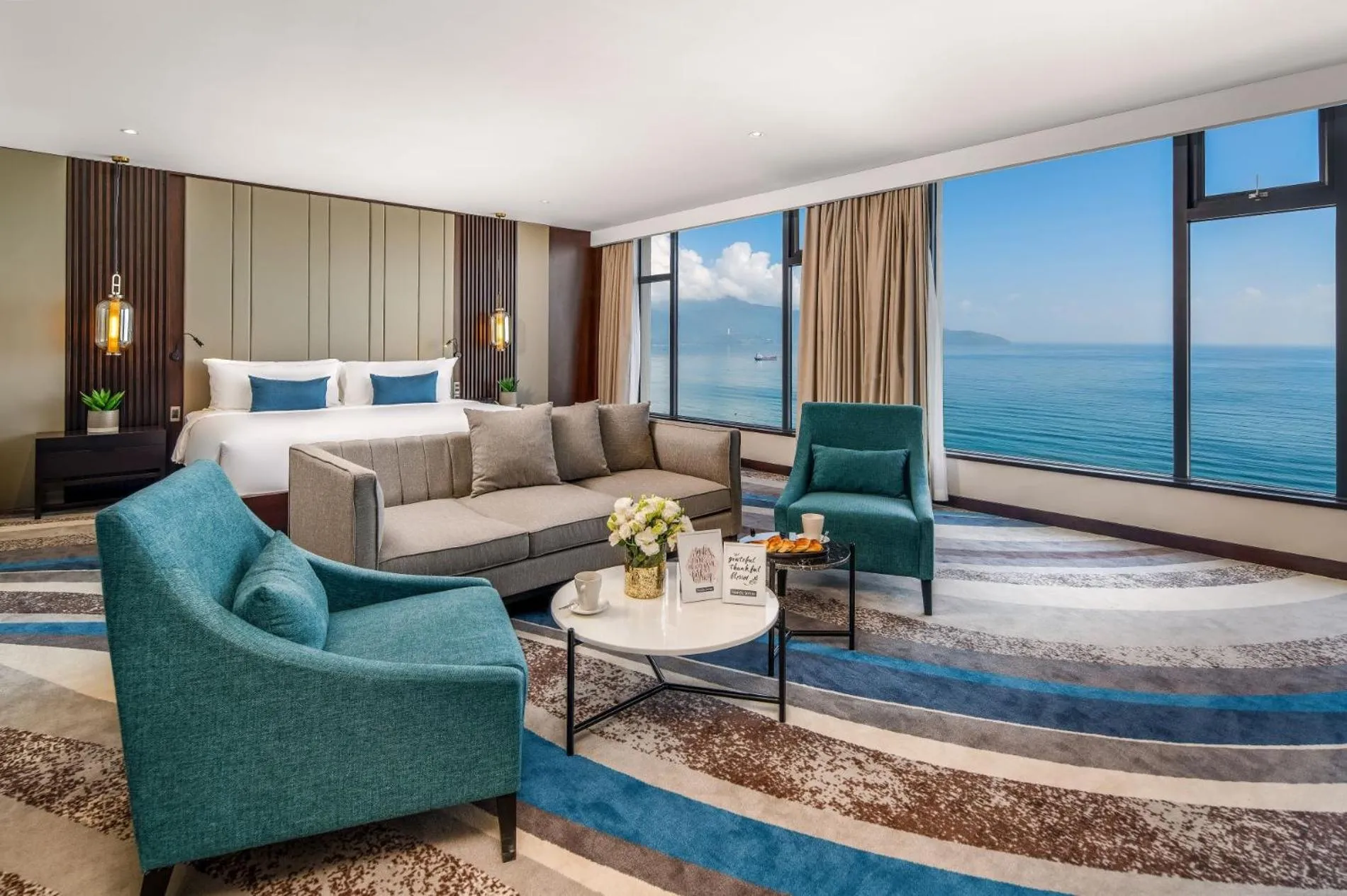 Sea view, Bed in Minh Toan SAFI Ocean Hotel