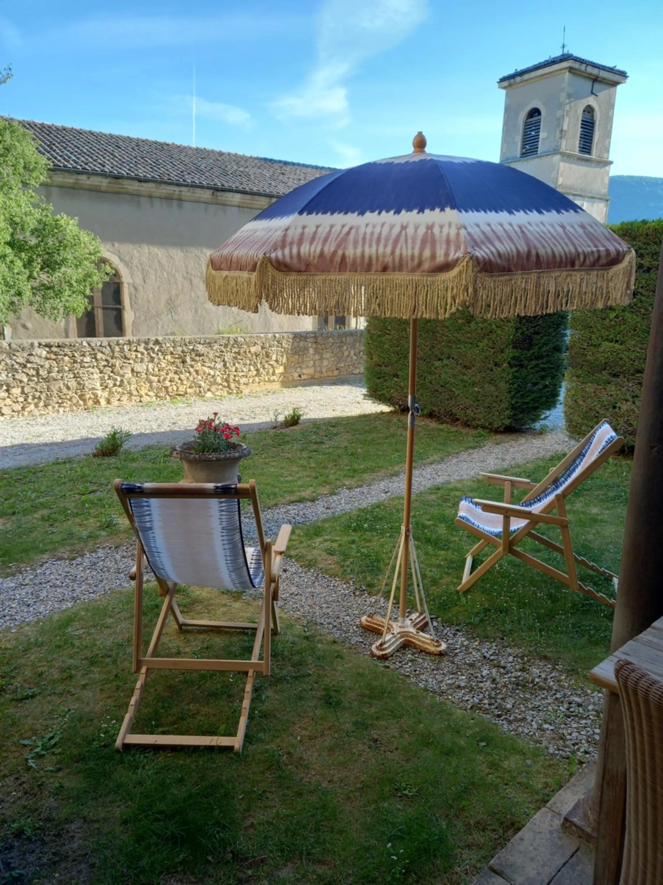 Garden in Hôtel de Mirmande