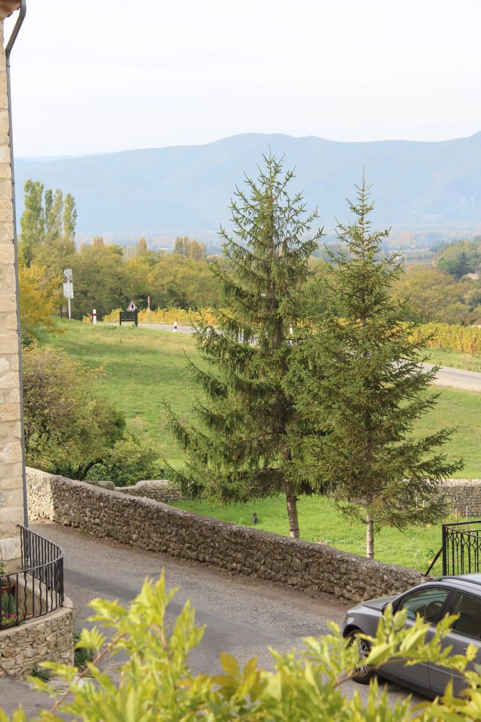 View (from property/room) in Hôtel de Mirmande