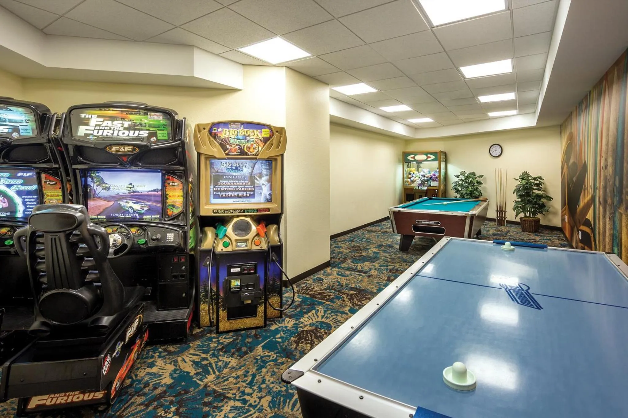 Game Room in Club Wyndham Oceanside Pier Resort