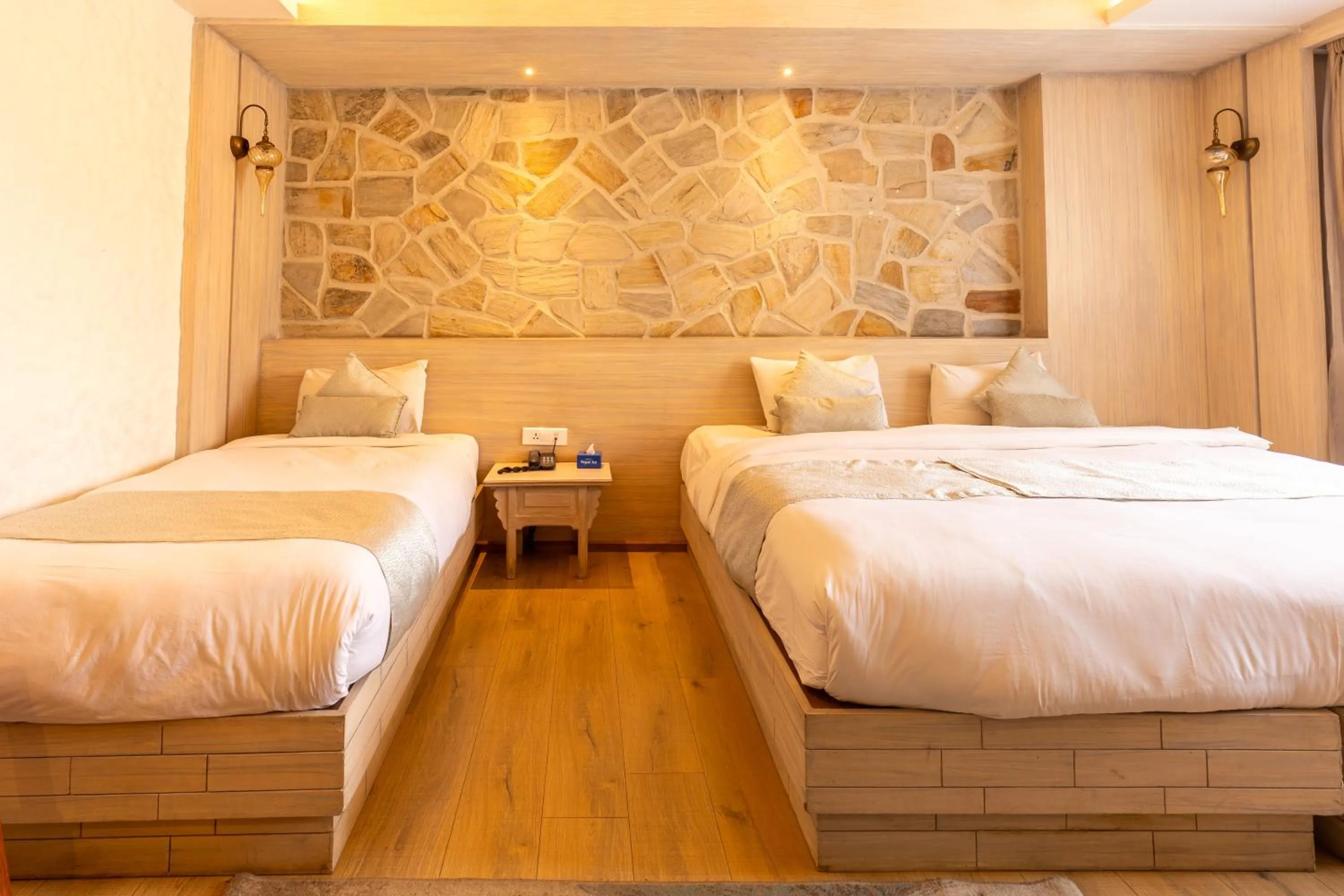 Bed in Arushi Boutique Hotel