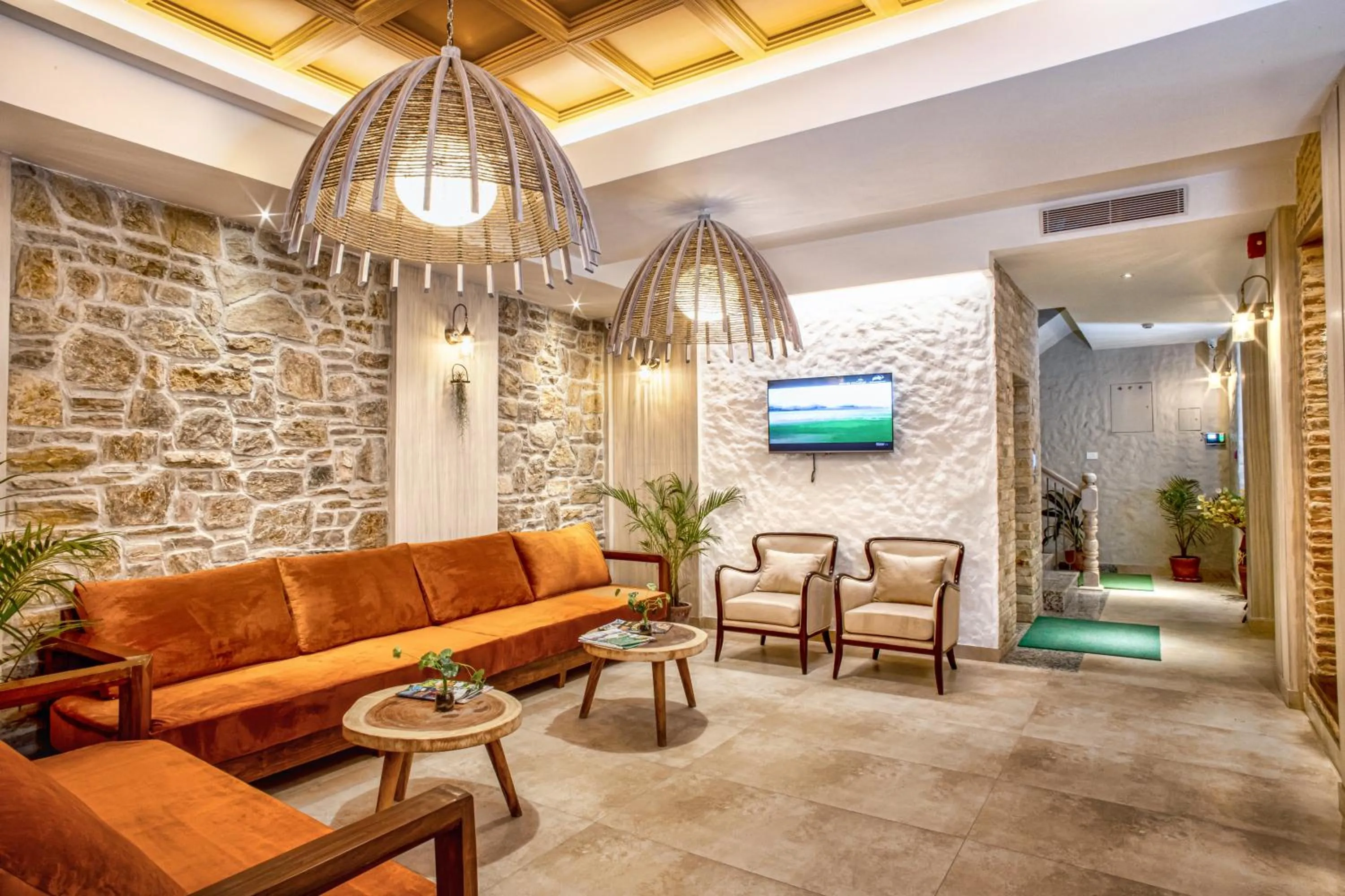 Living room in Arushi Boutique Hotel