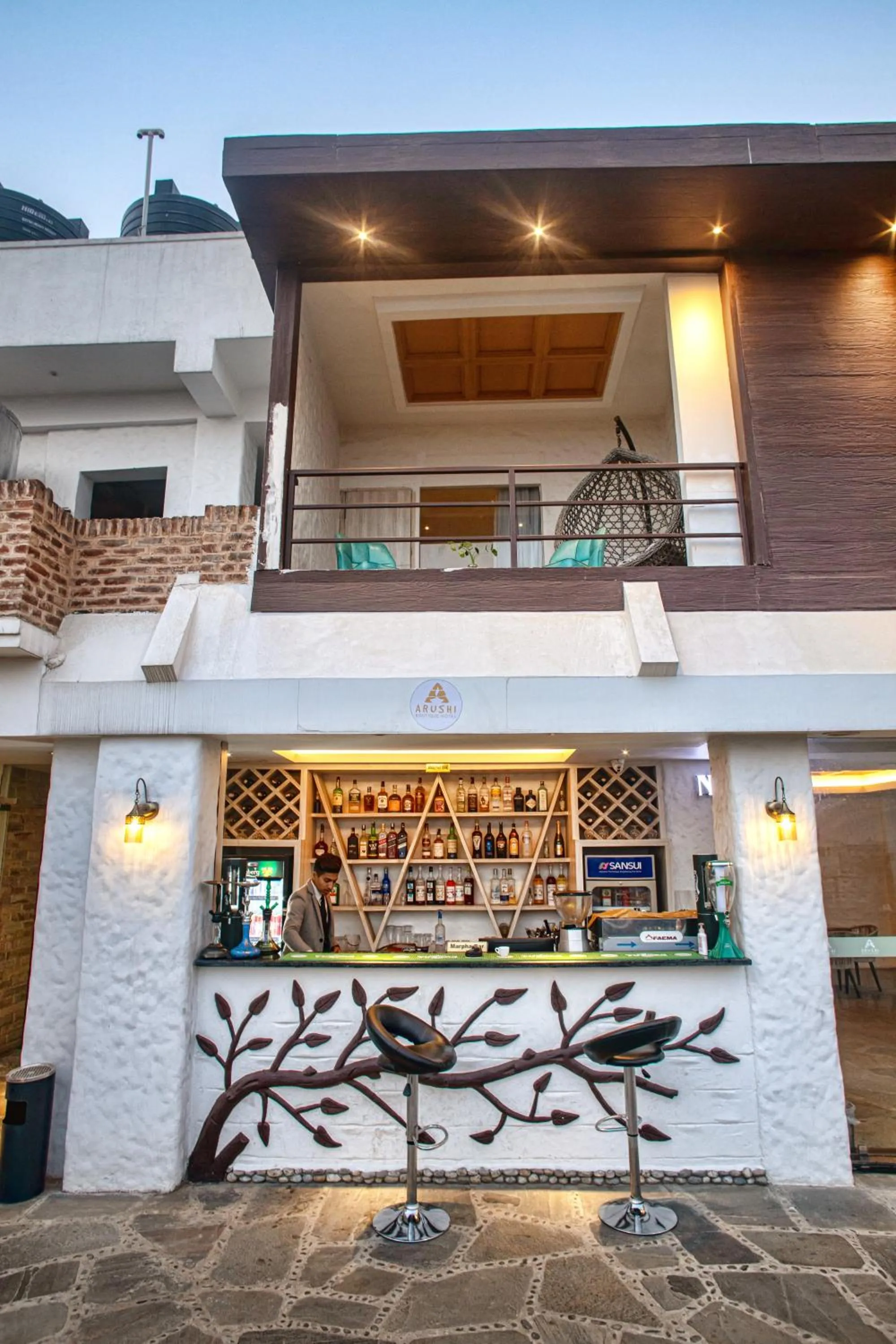 Balcony/Terrace in Arushi Boutique Hotel