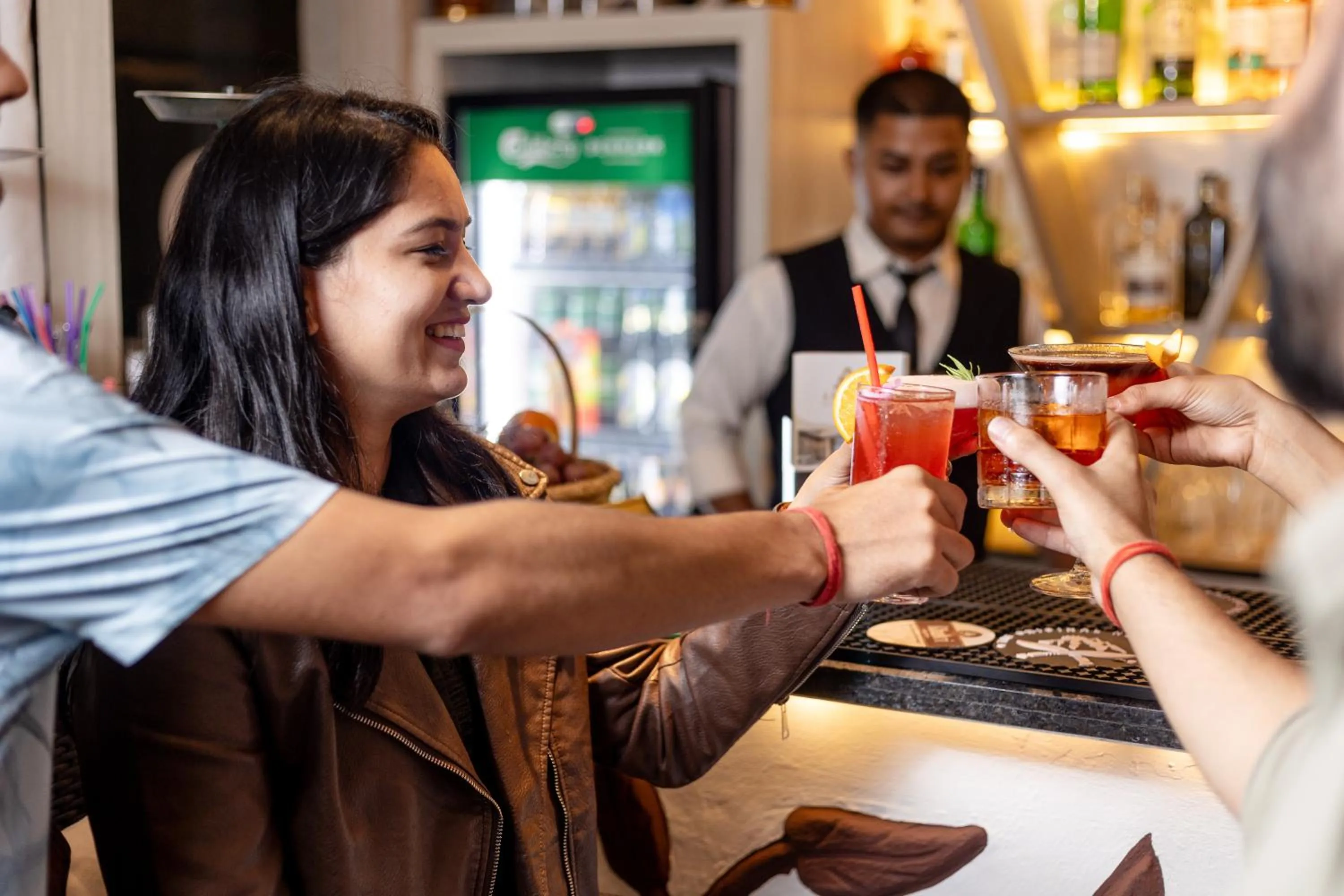 Lounge or bar in Arushi Boutique Hotel