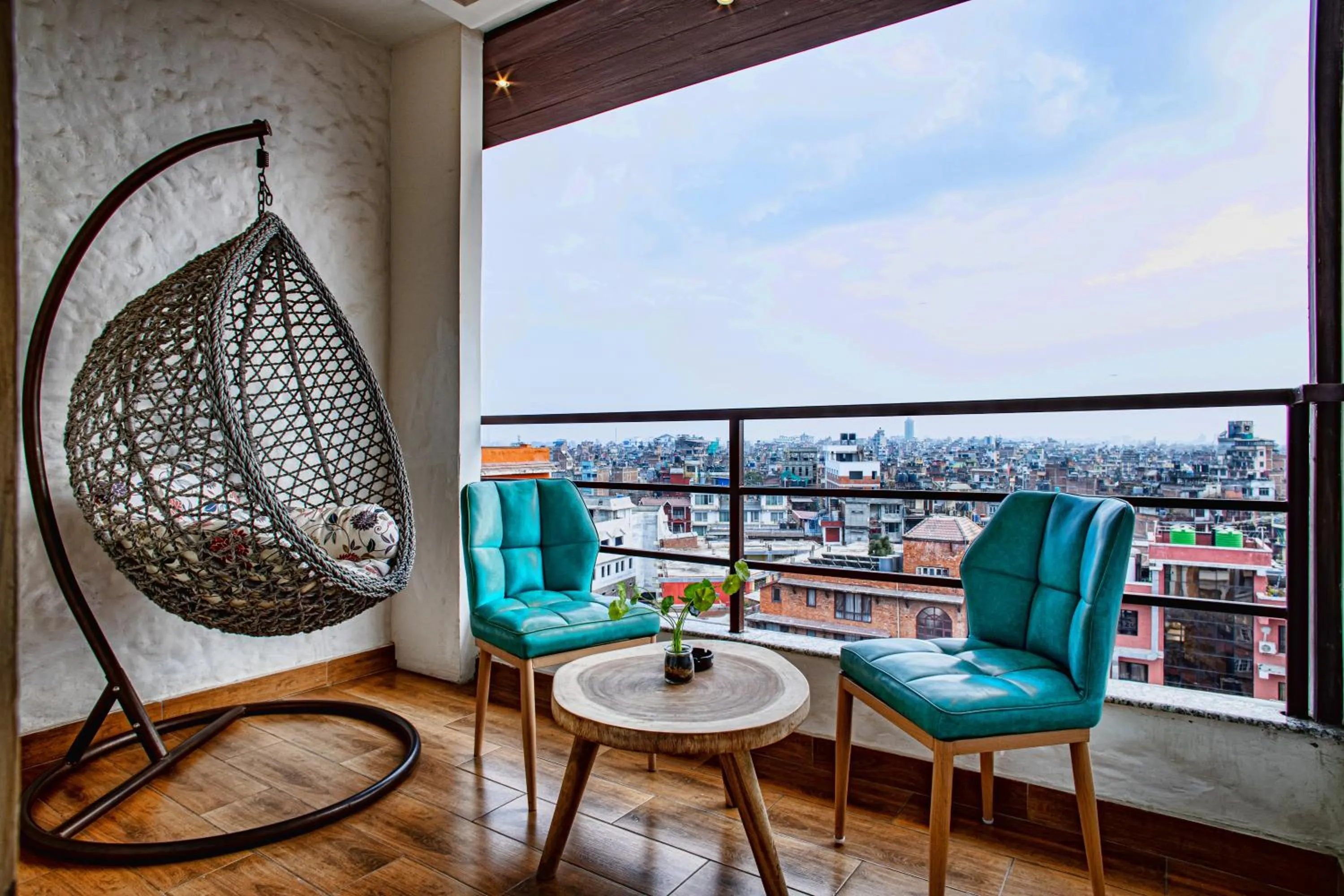 Balcony/Terrace in Arushi Boutique Hotel