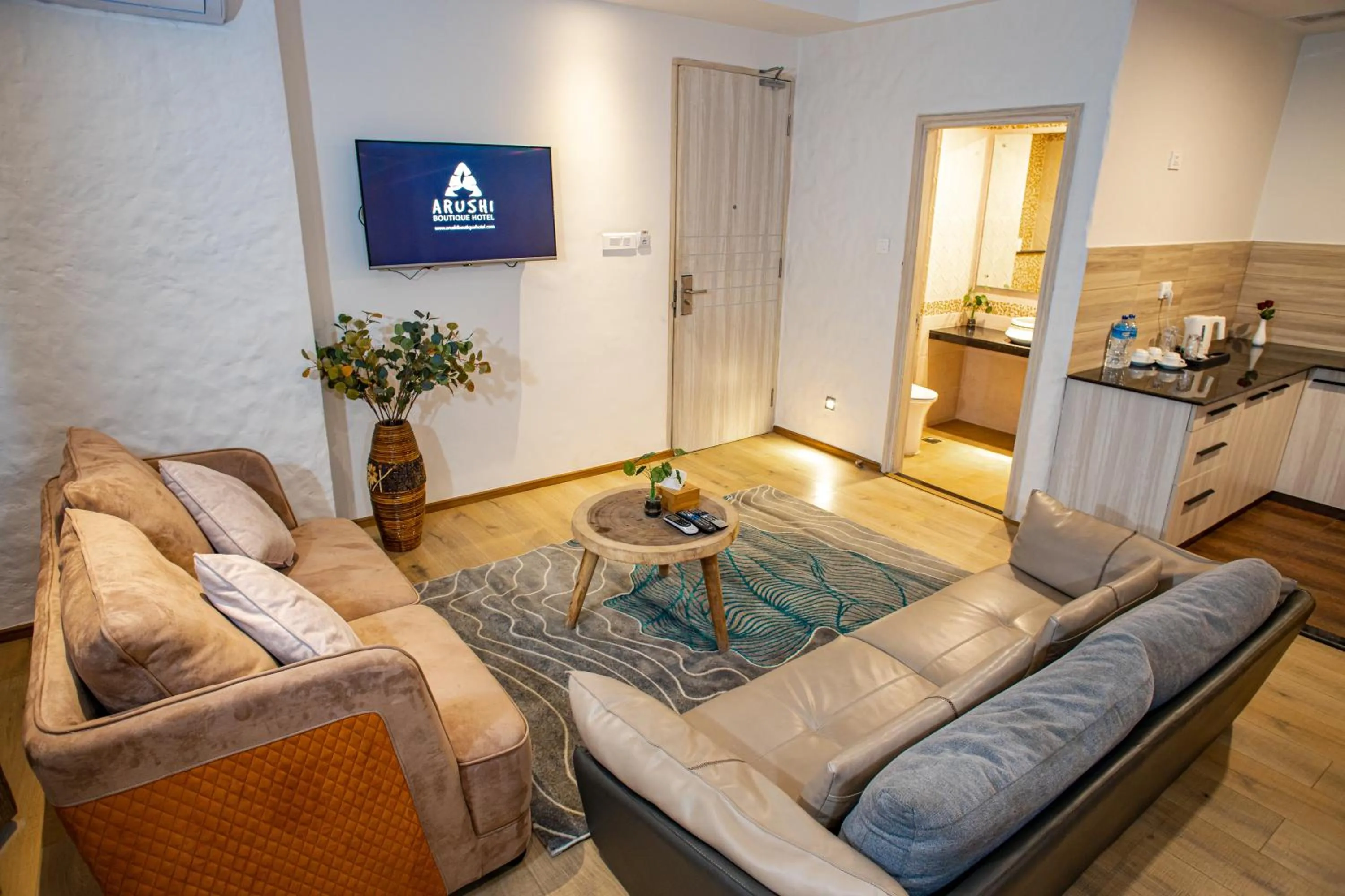 Living room in Arushi Boutique Hotel