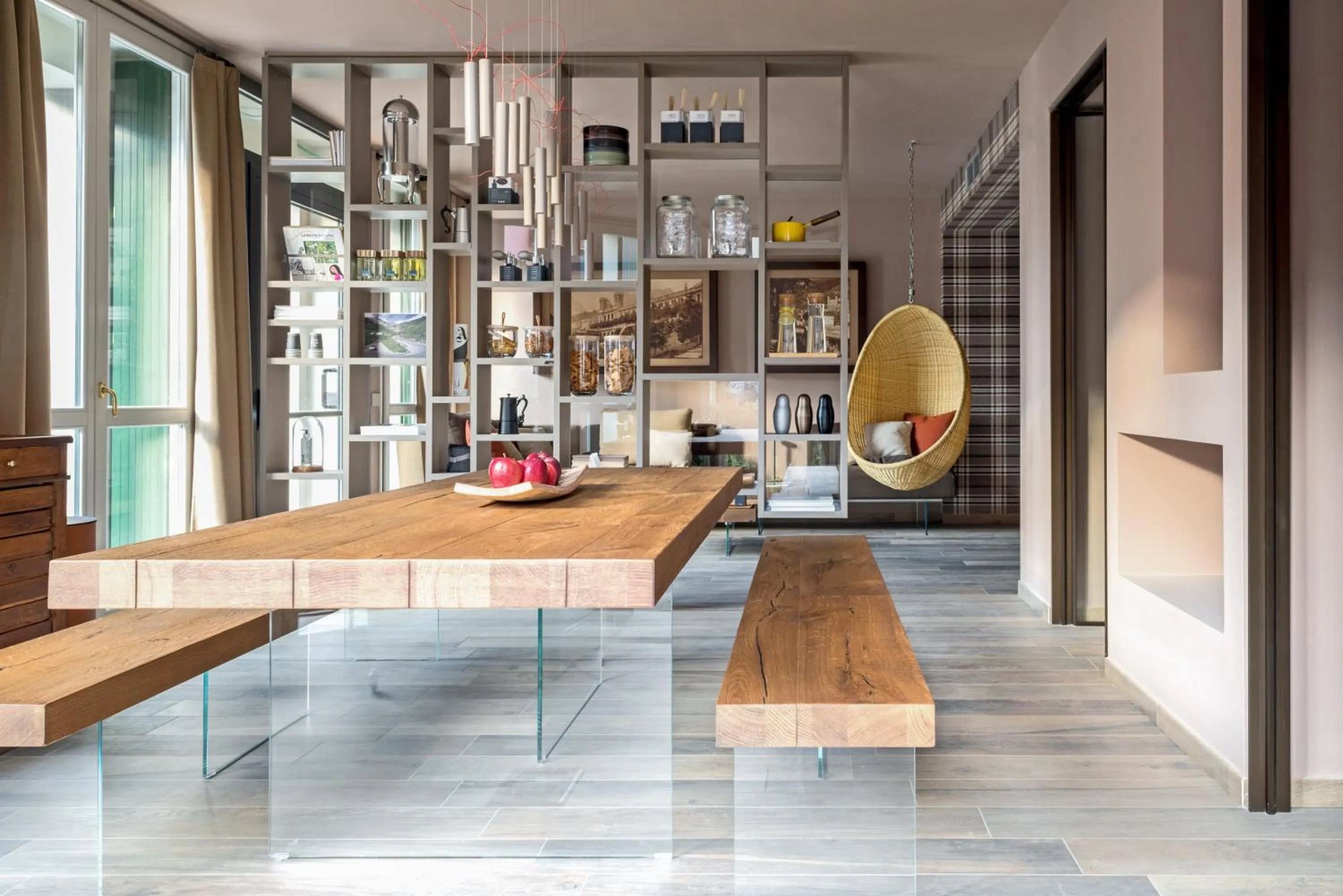 Lobby or reception in QC Room San Pellegrino