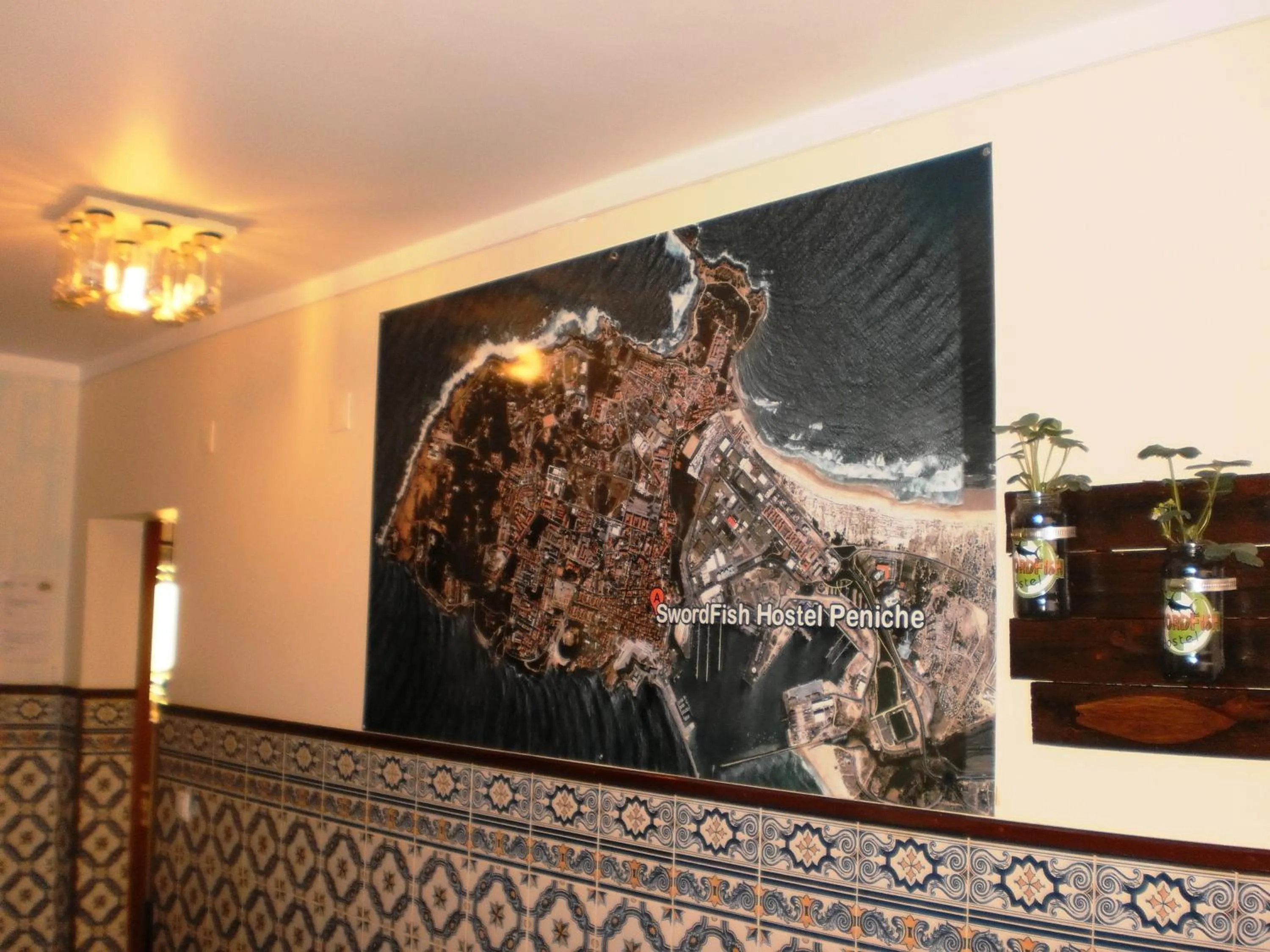 Decorative detail in SwordFish Eco-House Peniche