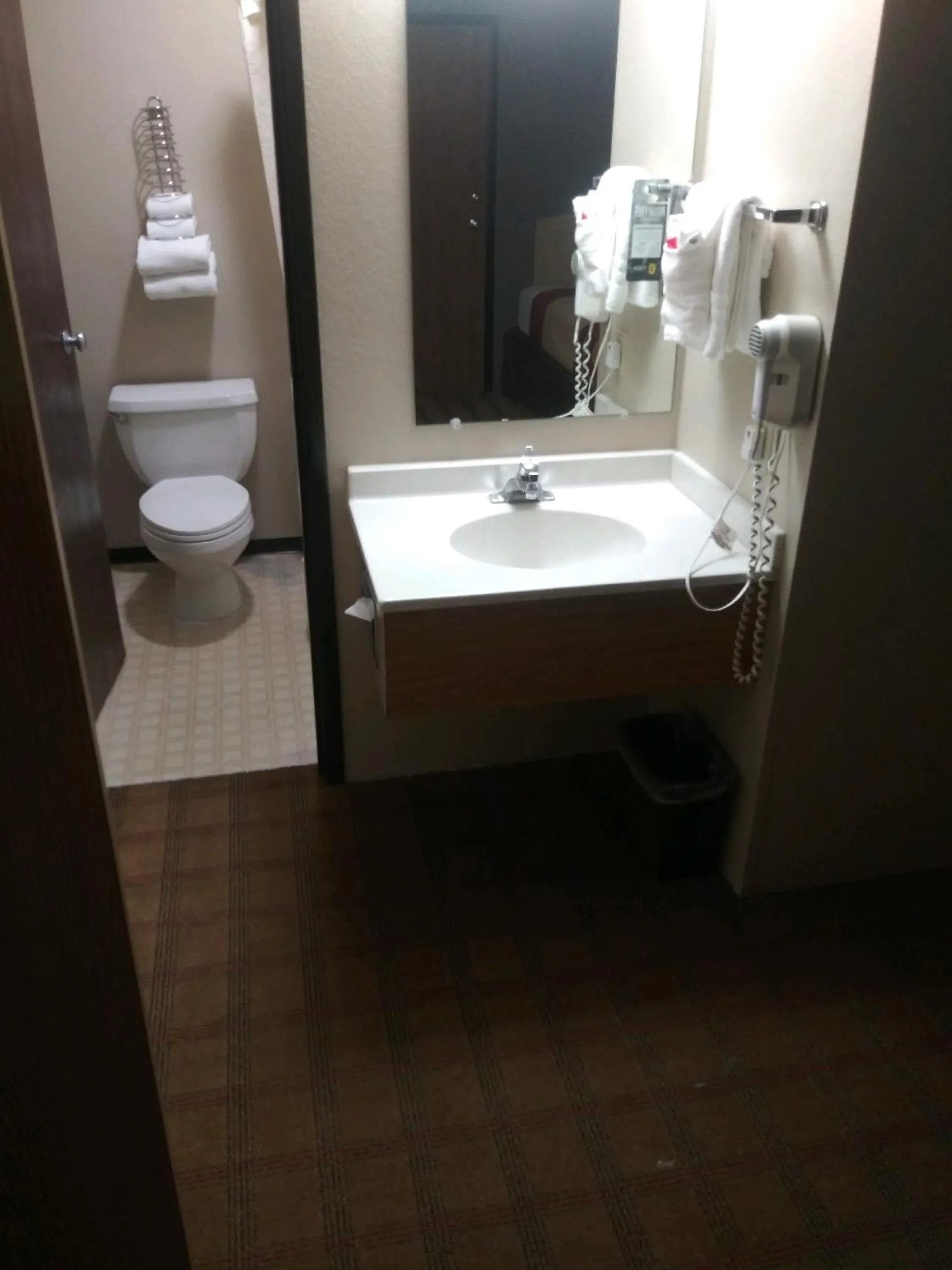 Bathroom in Super 8 by Wyndham Albuquerque West/Coors Blvd