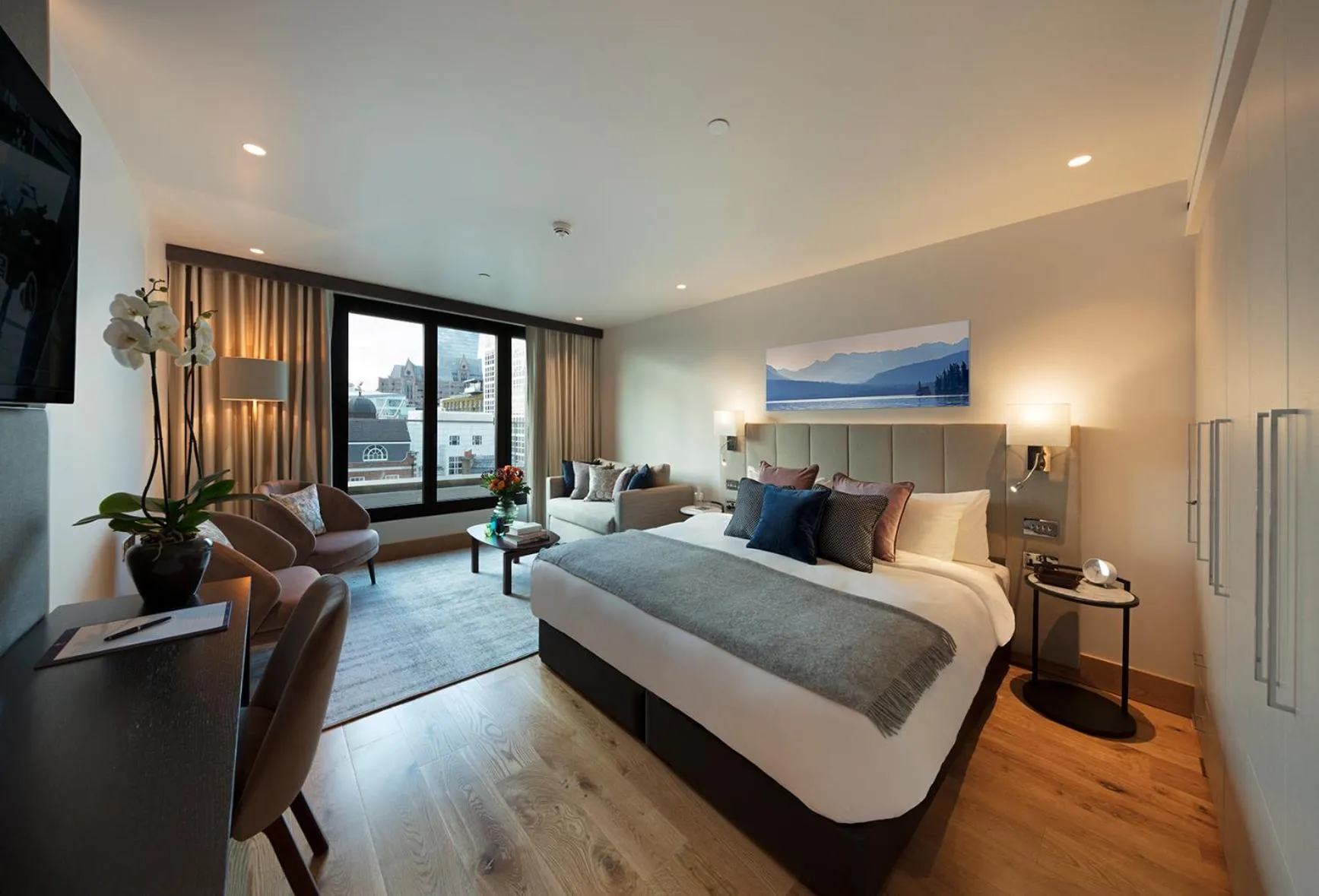 Bed in Tower Suites by Blue Orchid