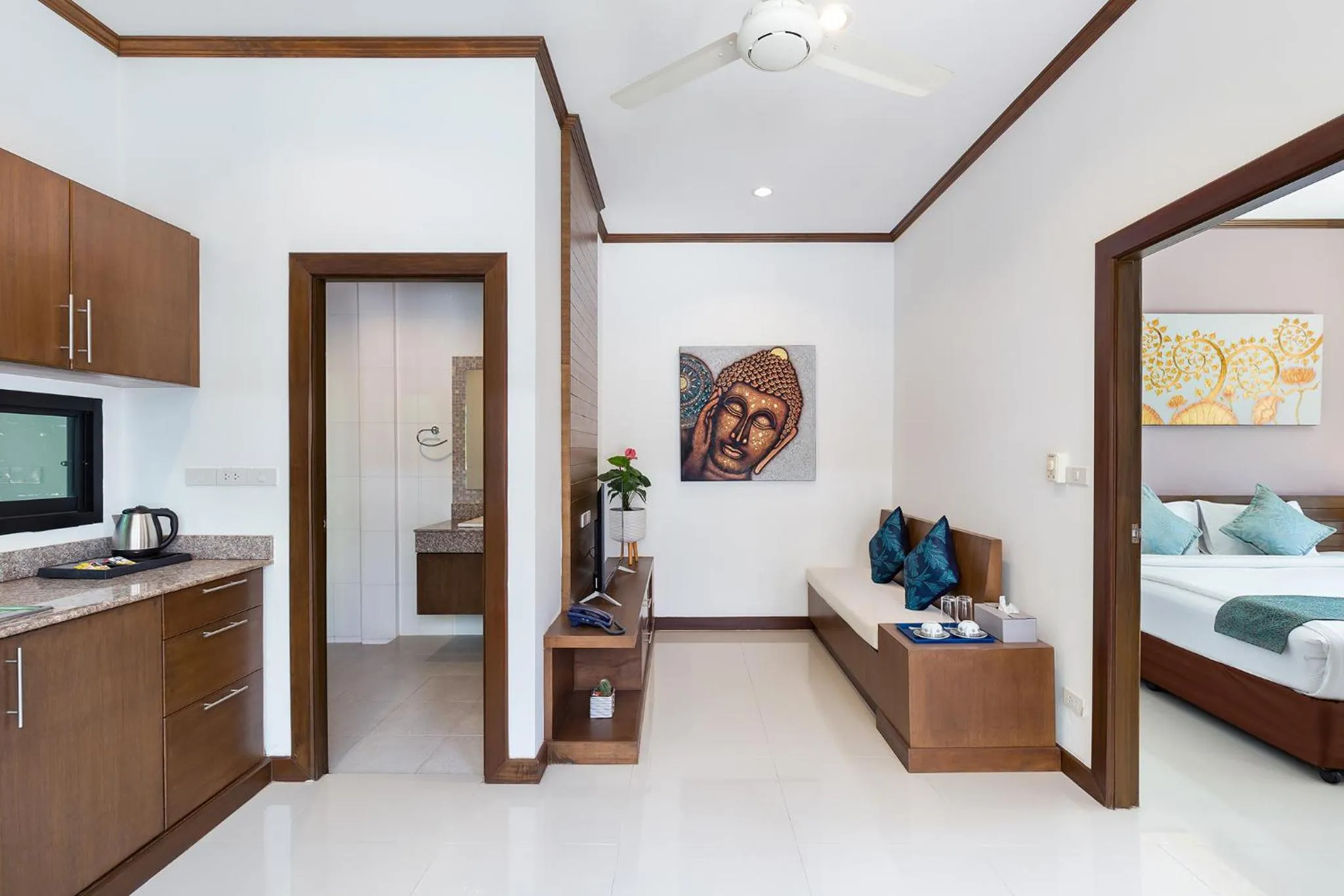 Living room, Bed in Lady Naya Villas - SHA Extra Plus