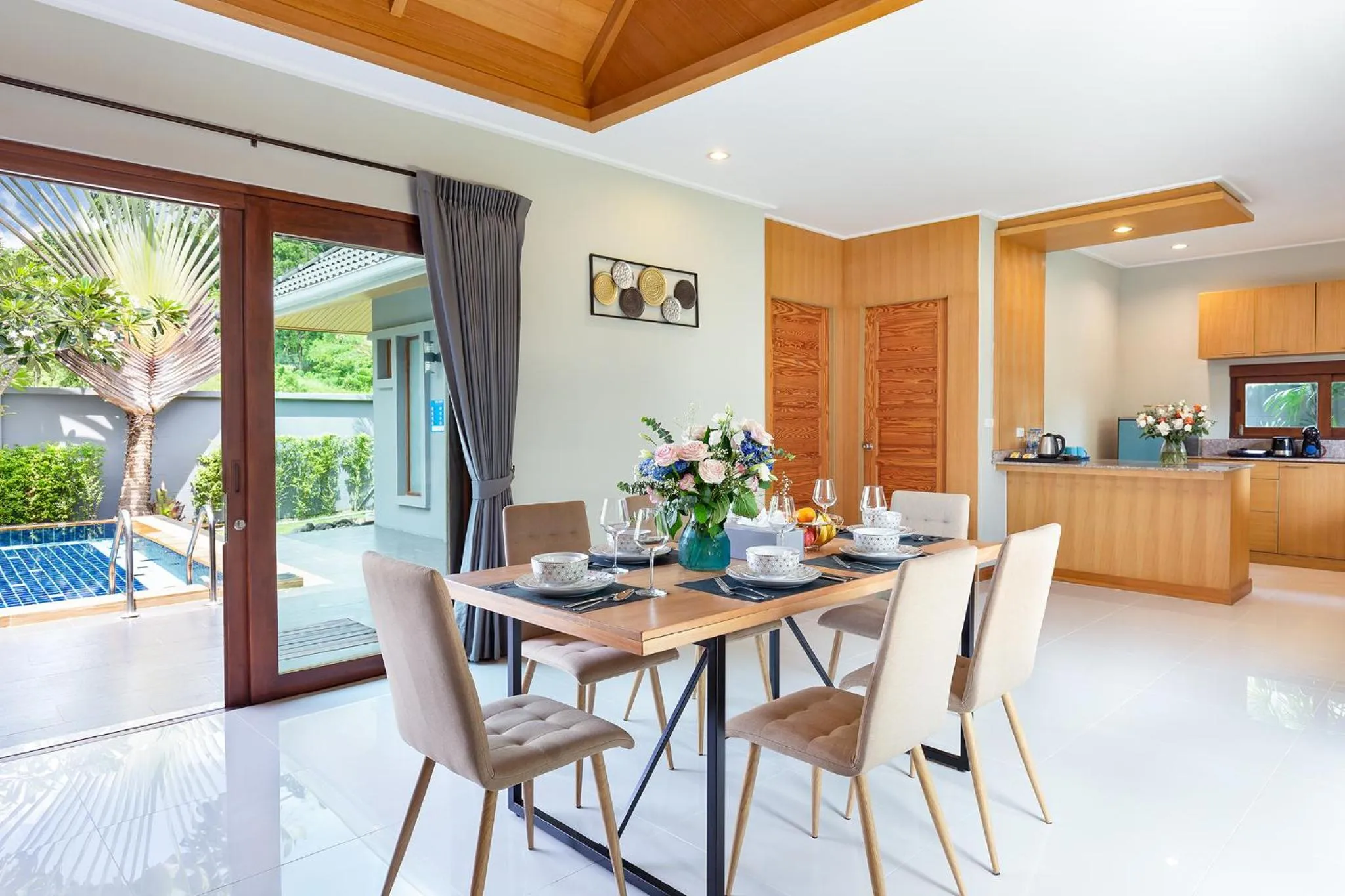 Kitchen or kitchenette in Lady Naya Villas - SHA Extra Plus