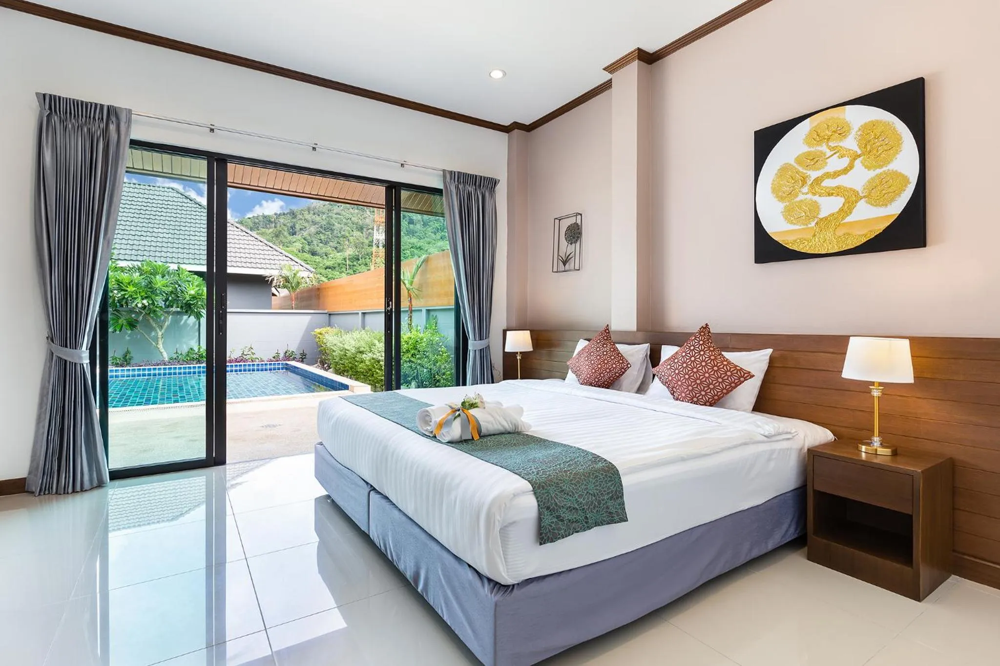 Bedroom, Bed in Lady Naya Villas - SHA Extra Plus