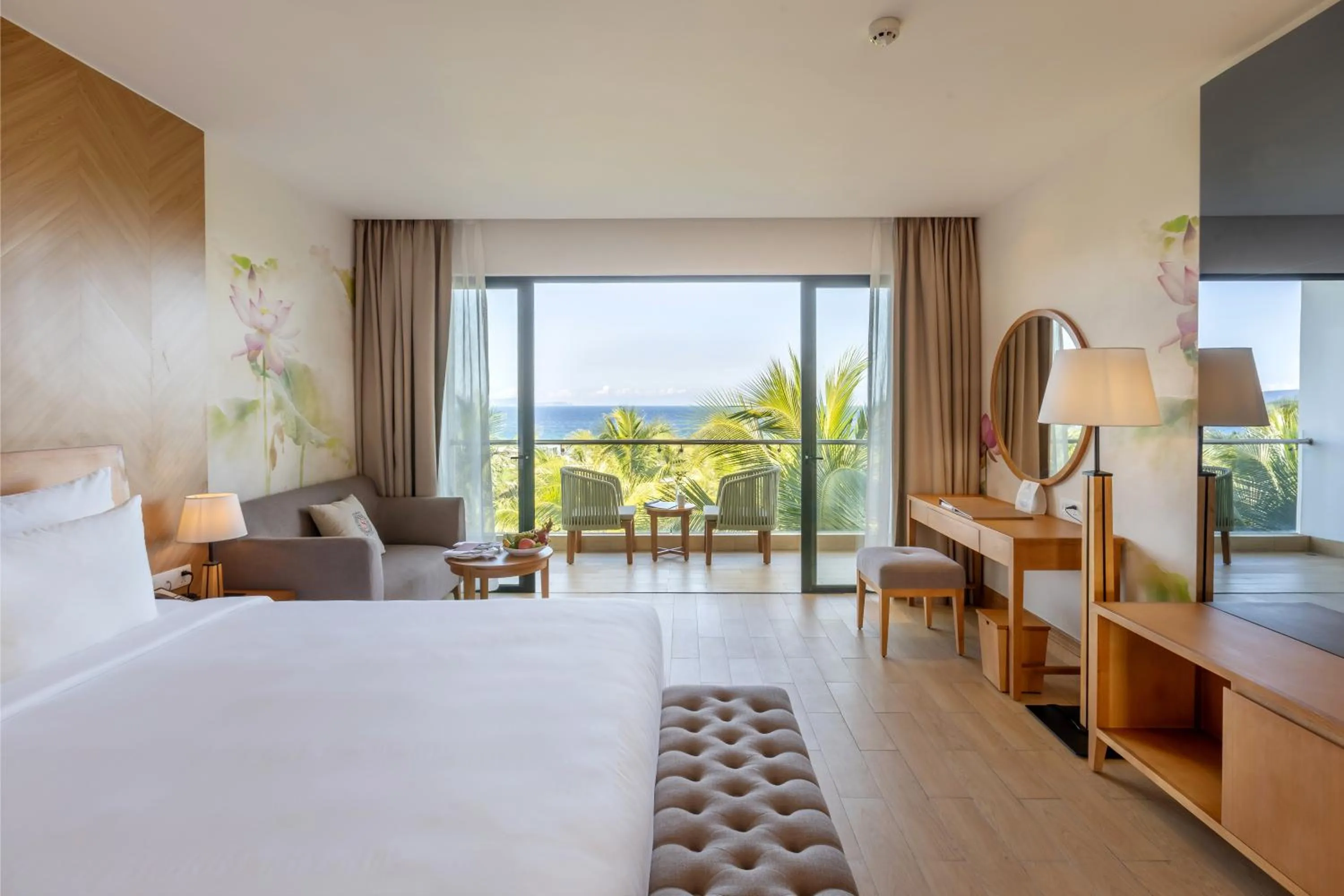 View (from property/room), Bed in Selectum Noa Resort Cam Ranh