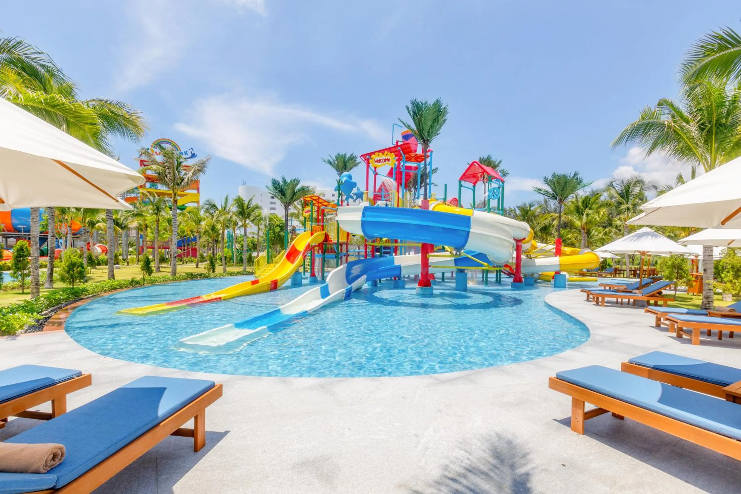 Aqua park in Selectum Noa Resort Cam Ranh
