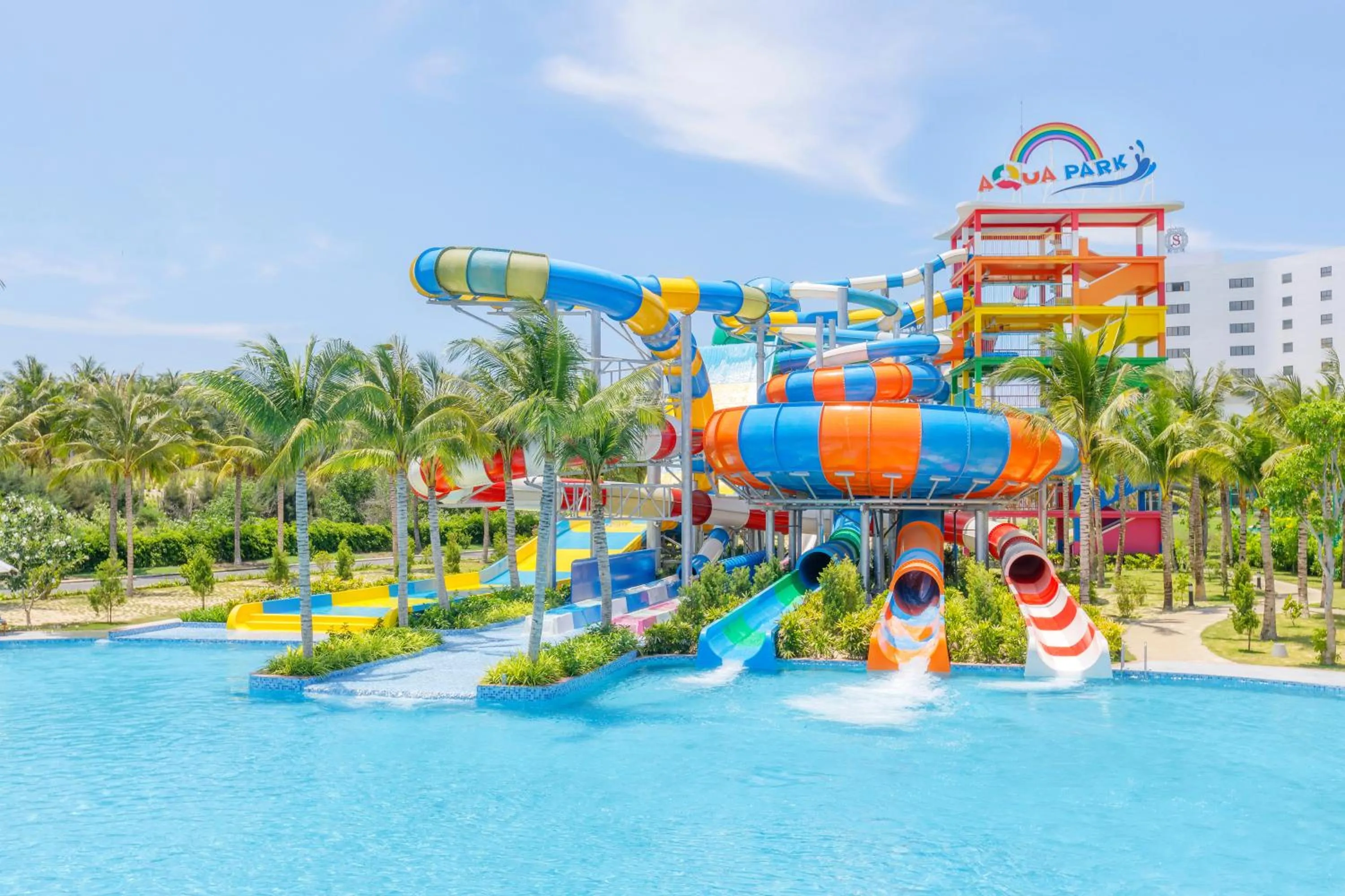 Aqua park in Selectum Noa Resort Cam Ranh