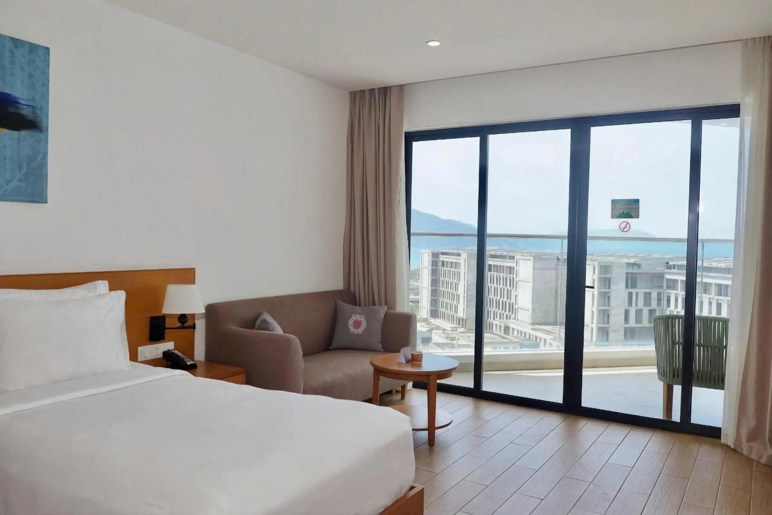 View (from property/room), Bed in Selectum Noa Resort Cam Ranh