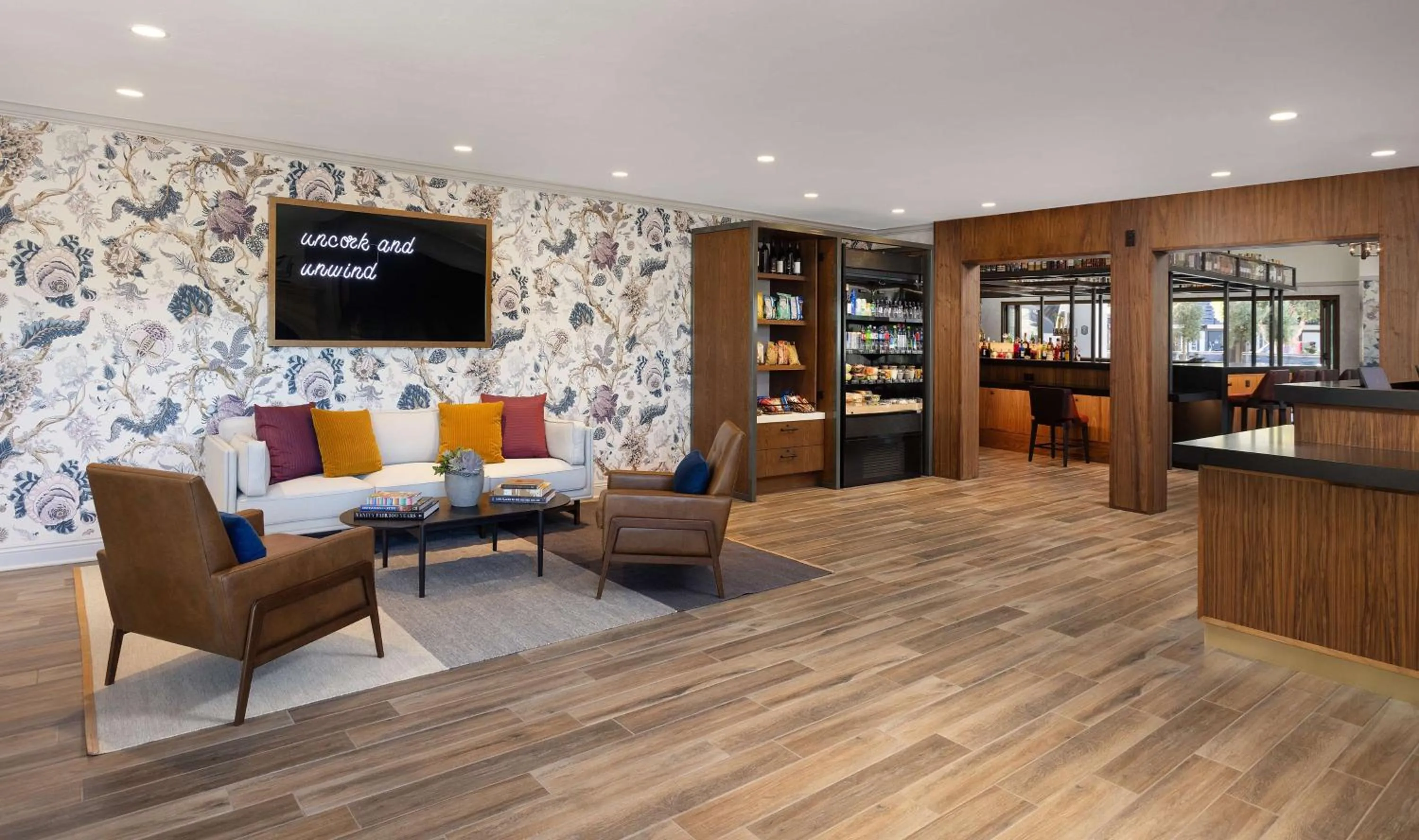 Lobby or reception in The Hadsten Solvang, Tapestry Collection by Hilton