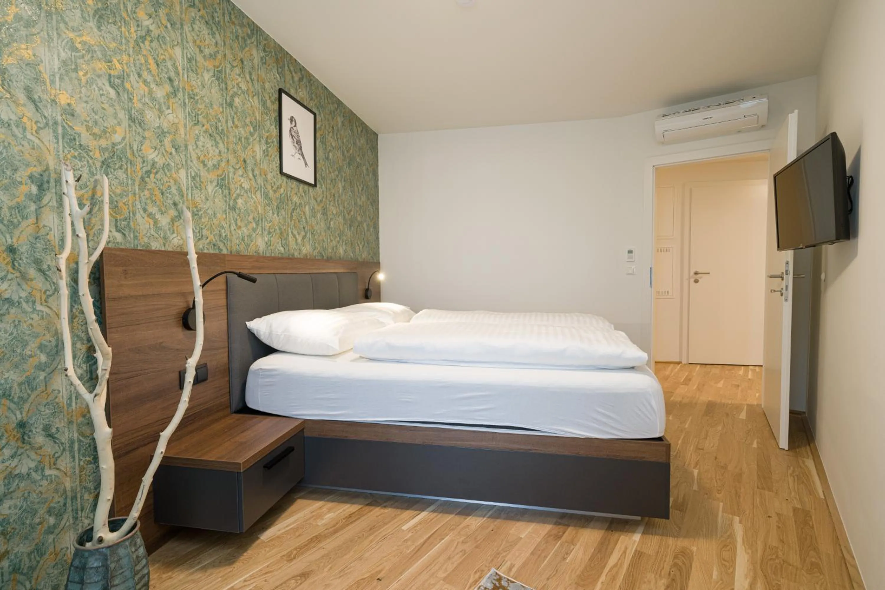 Bed in MyApartments Vienna