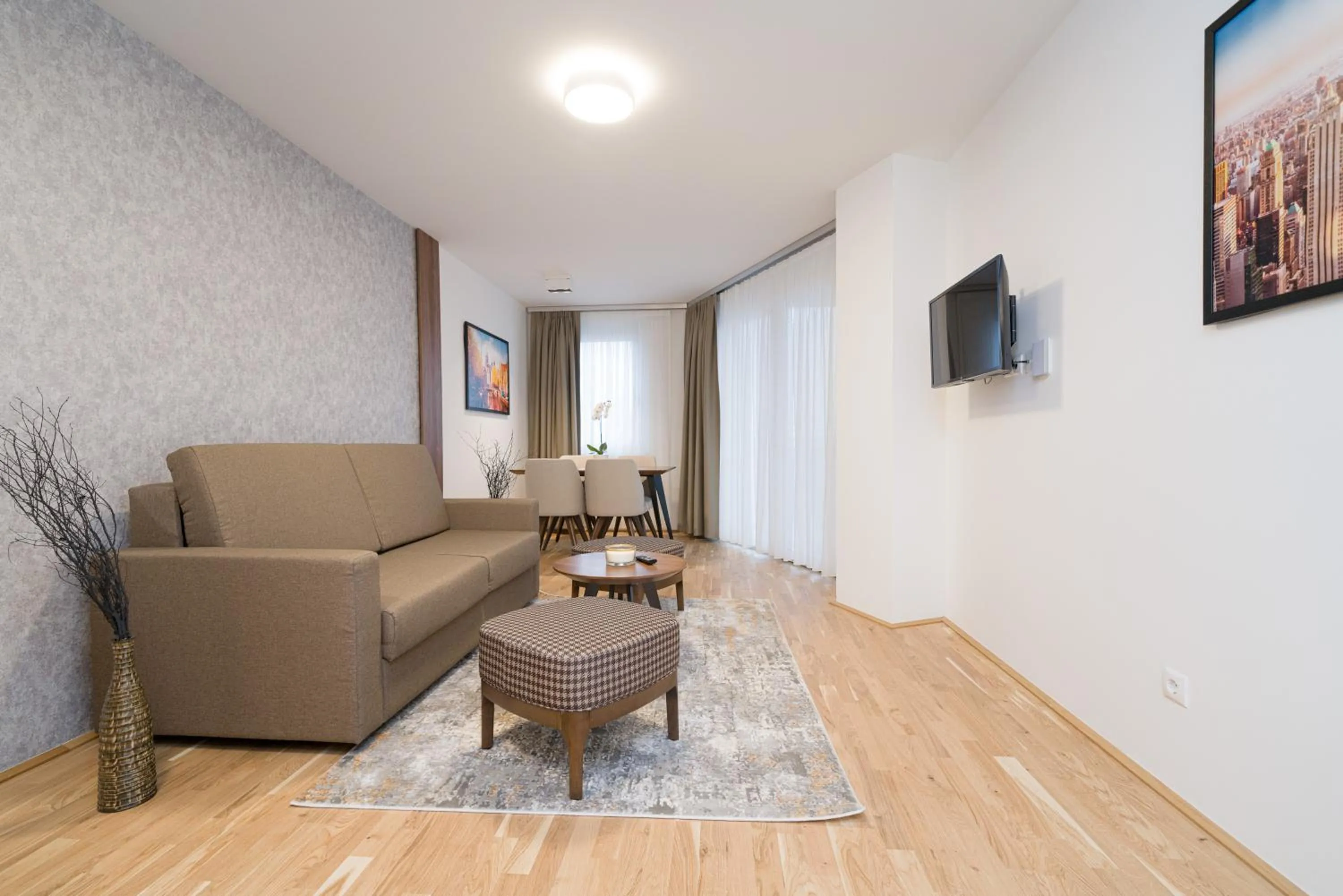 Communal lounge/ TV room in MyApartments Vienna