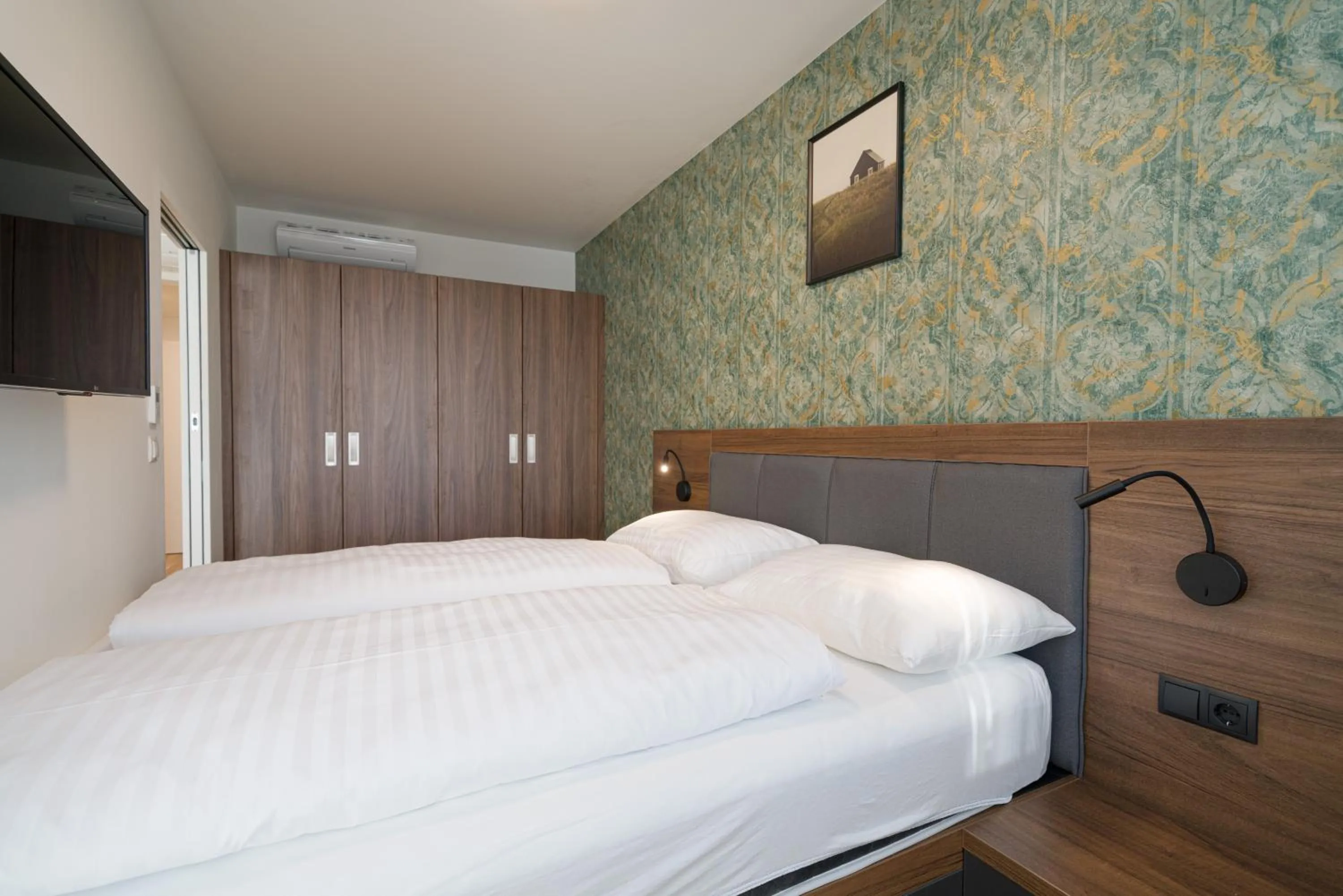 Bed in MyApartments Vienna