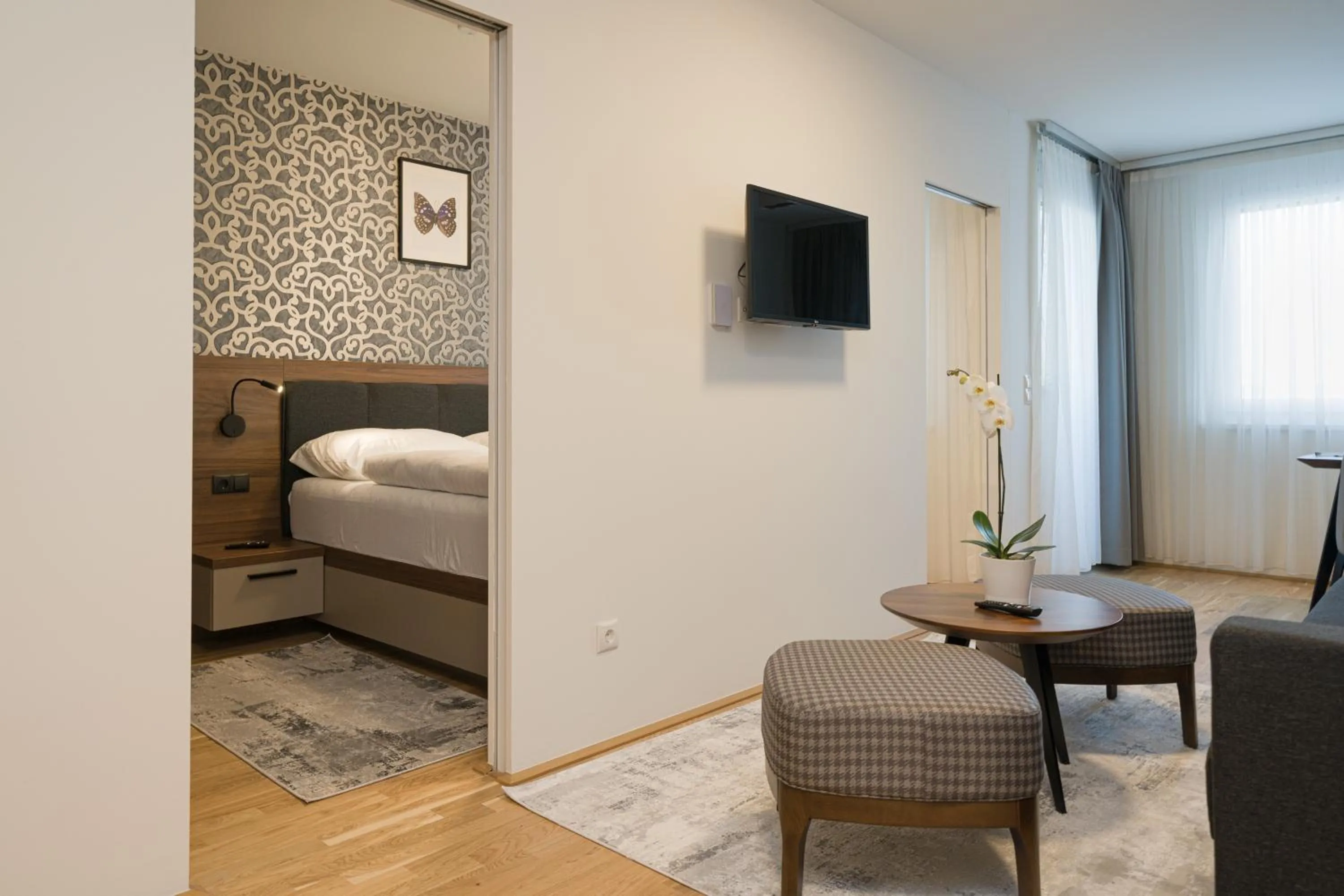 TV and multimedia, Bed in MyApartments Vienna