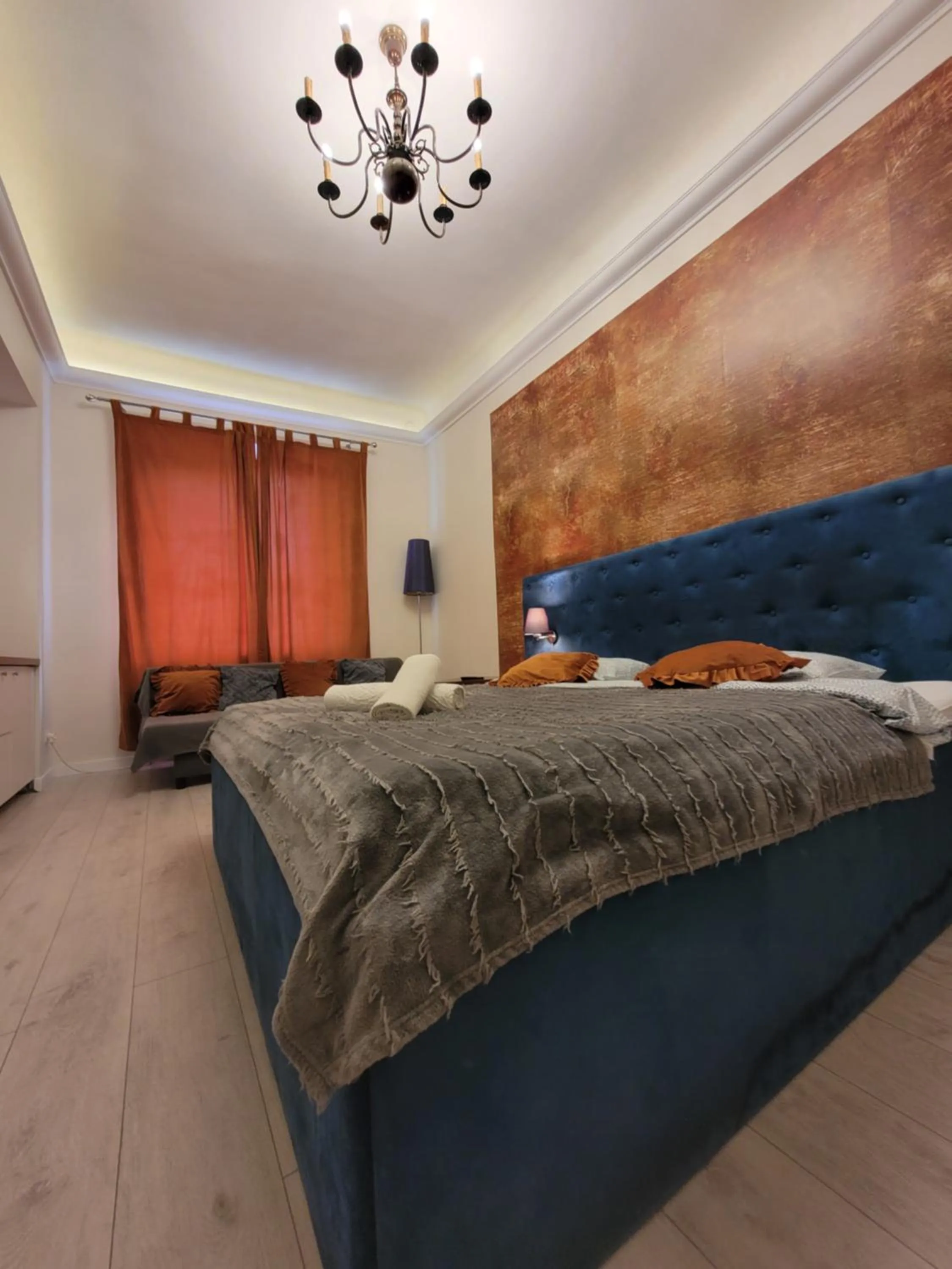 Bed in Chmielna 5 Rooms & Apartments