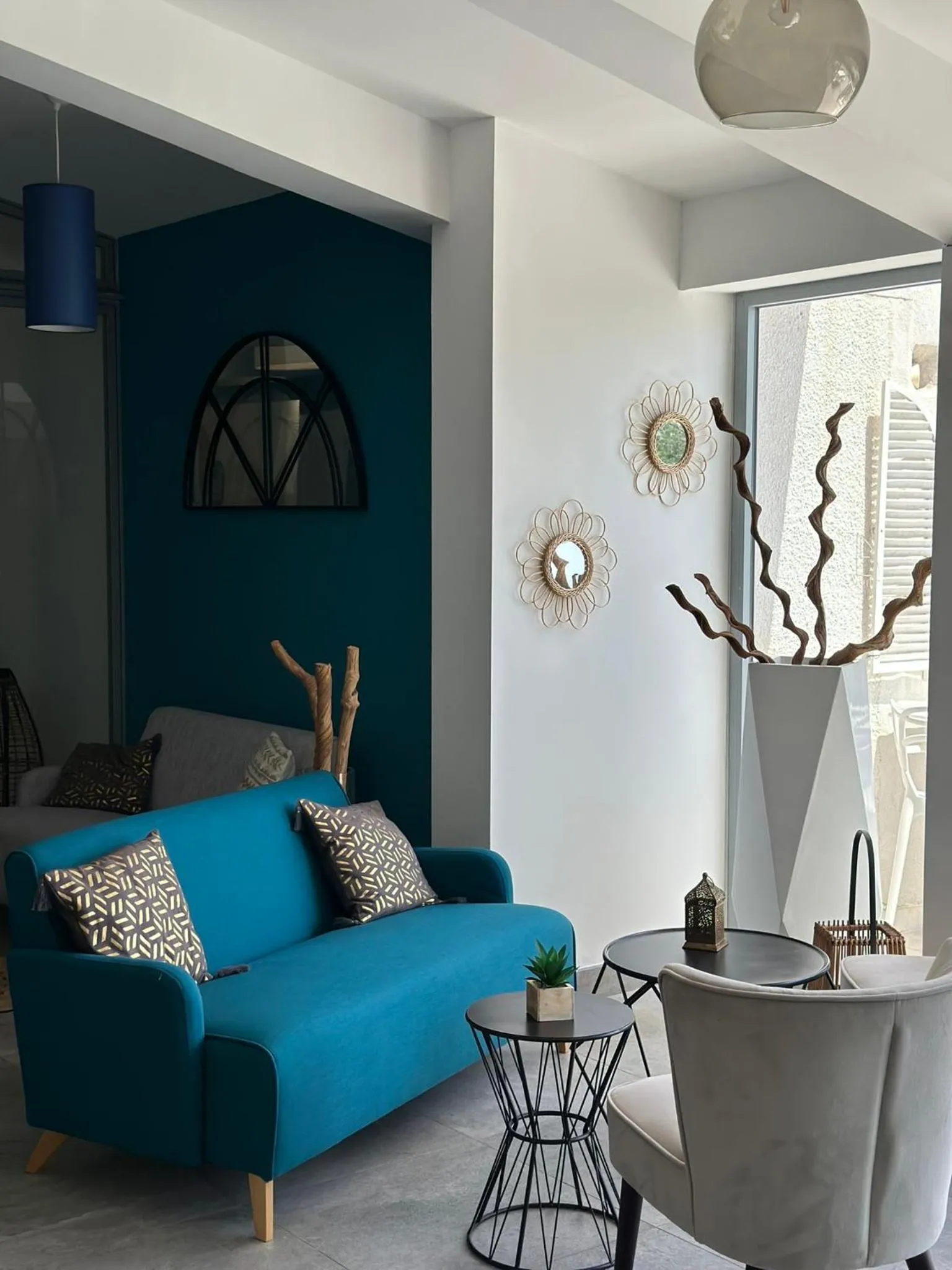 Living room in Hotel La Voile