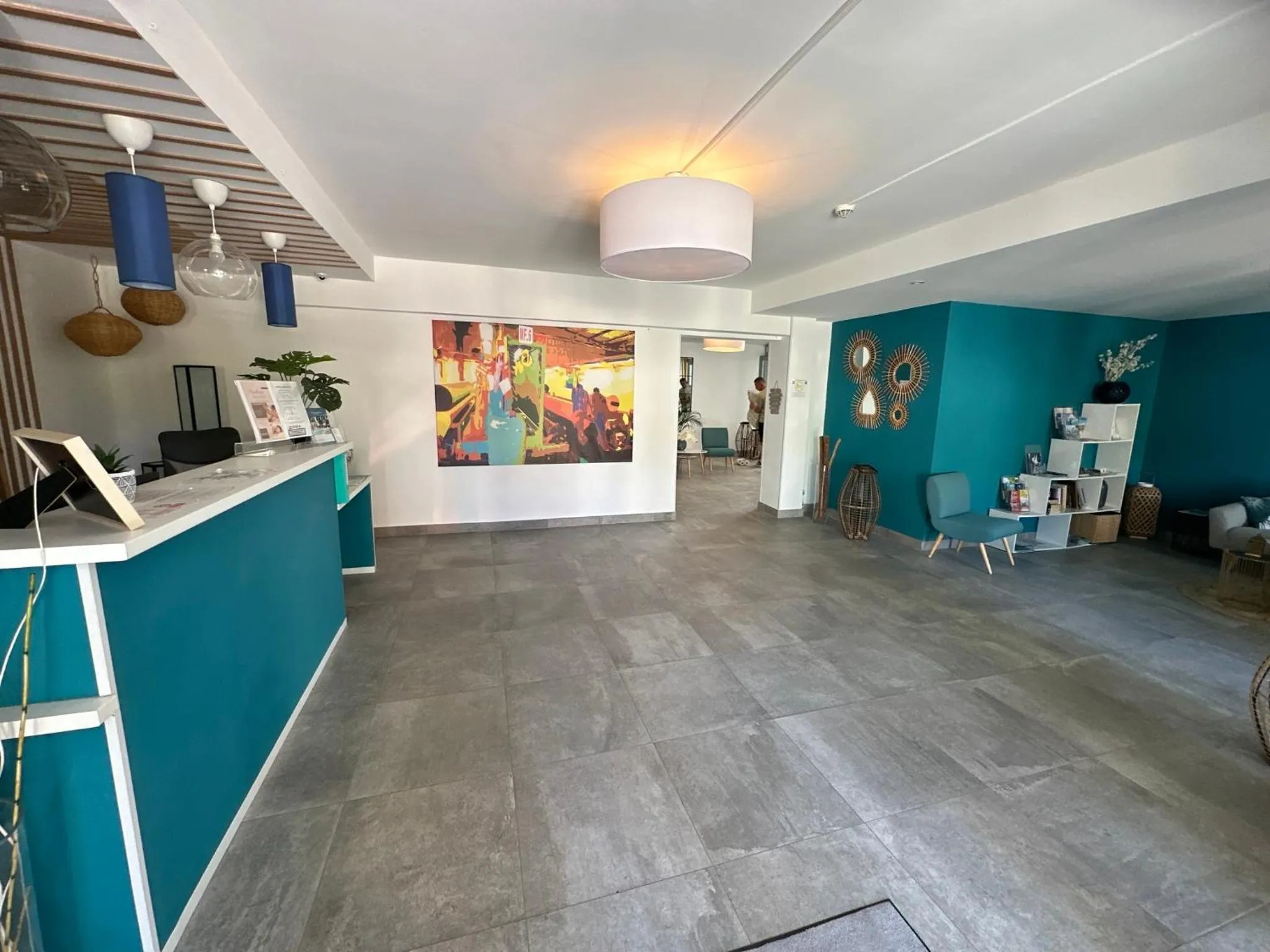 Lobby or reception in Hotel La Voile