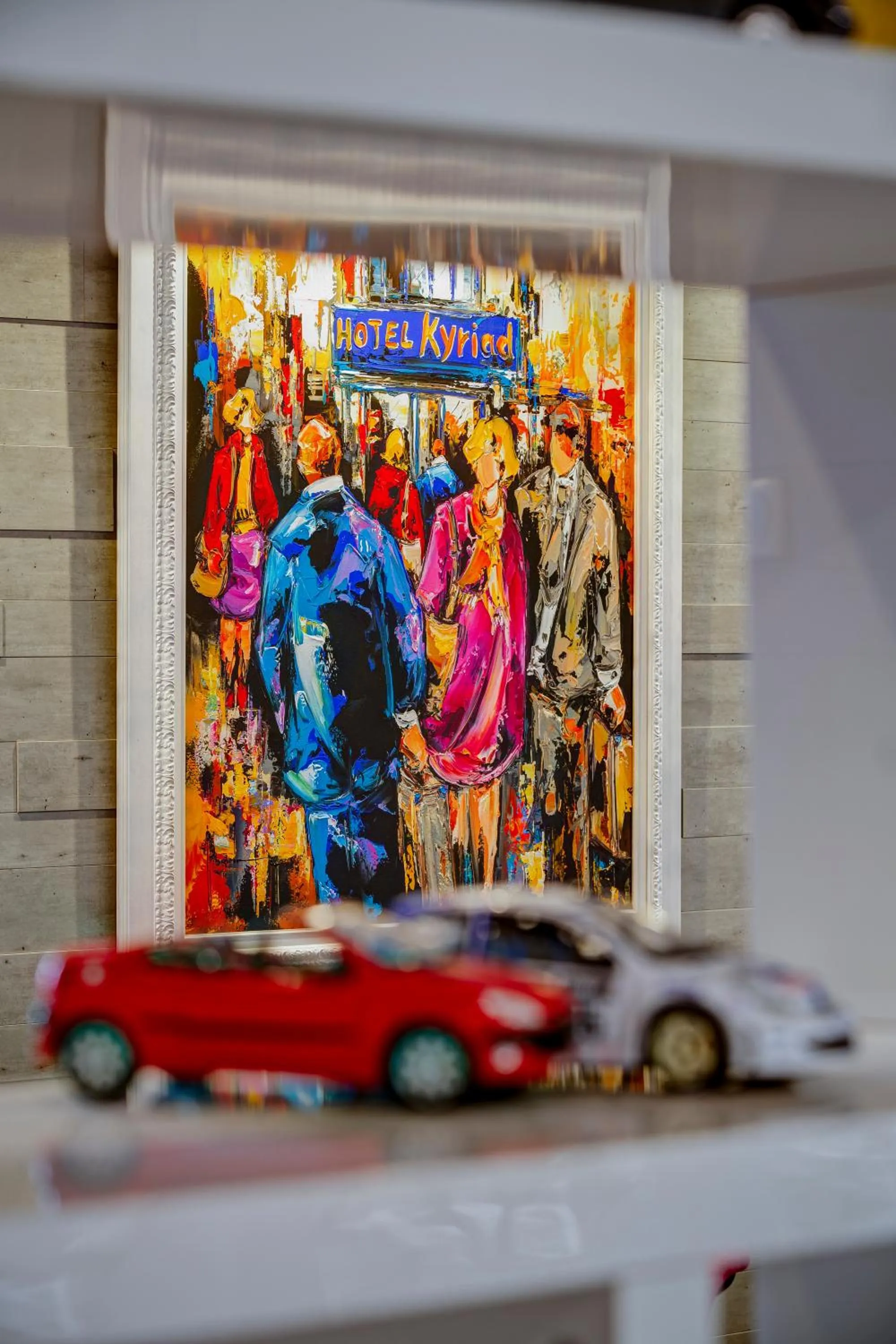 Decorative detail in Kyriad Montbeliard Sochaux